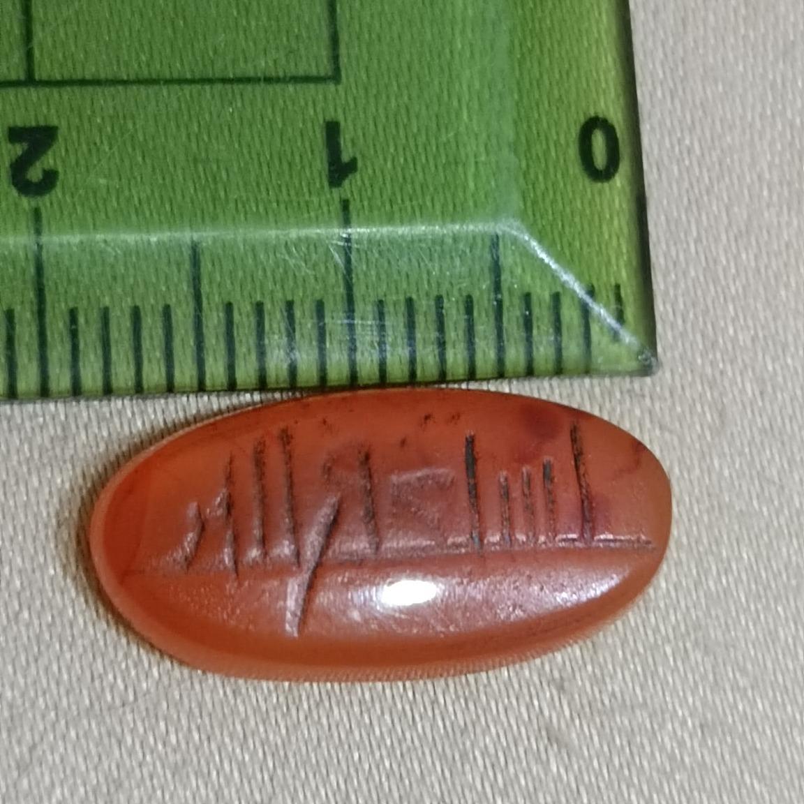 نگین عقیق قدیمی