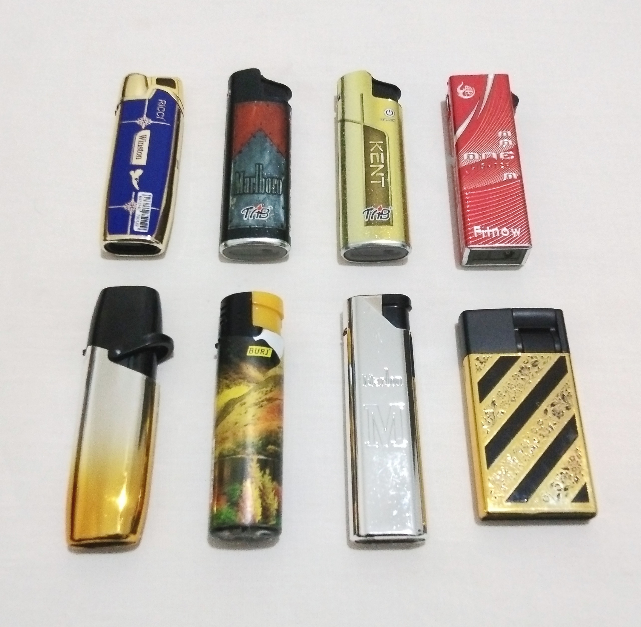 8 عدد فندک اتمی فلزی بادوام و عالی