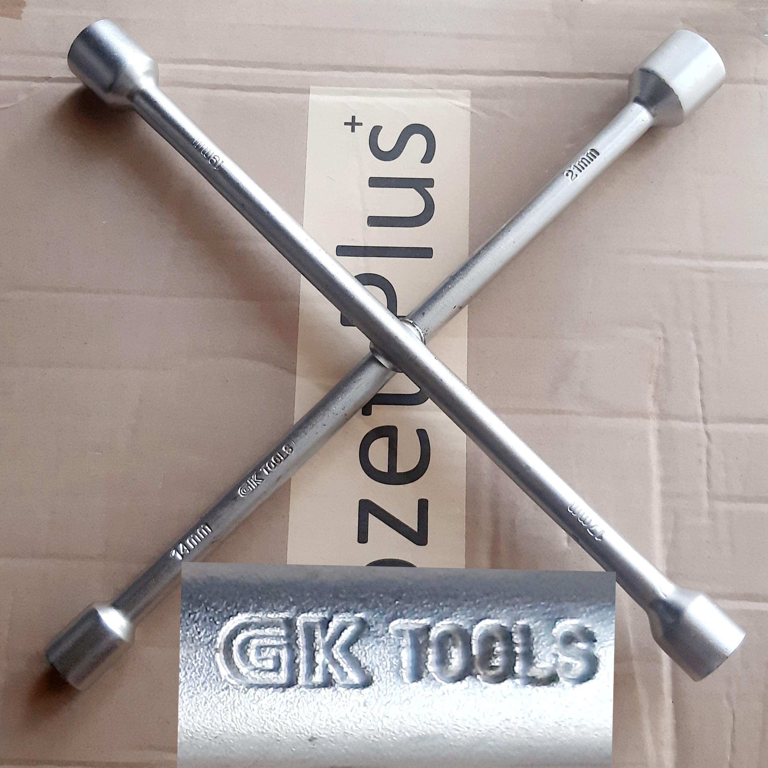 آچار چرخ چهارپر 14.17.19.21 فشار قوی هندی GK TOOLS