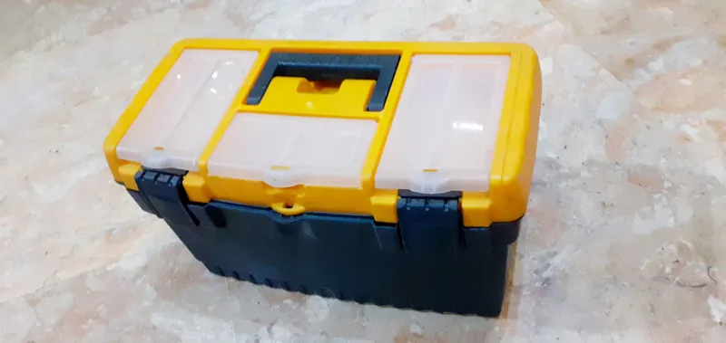 جعبه ابزار پلاستیکی باکیفیت 40 سانتی متری
