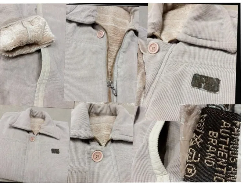 کاپشن مردانه یا کت اسپرت مخمل تمام خز اورجینال