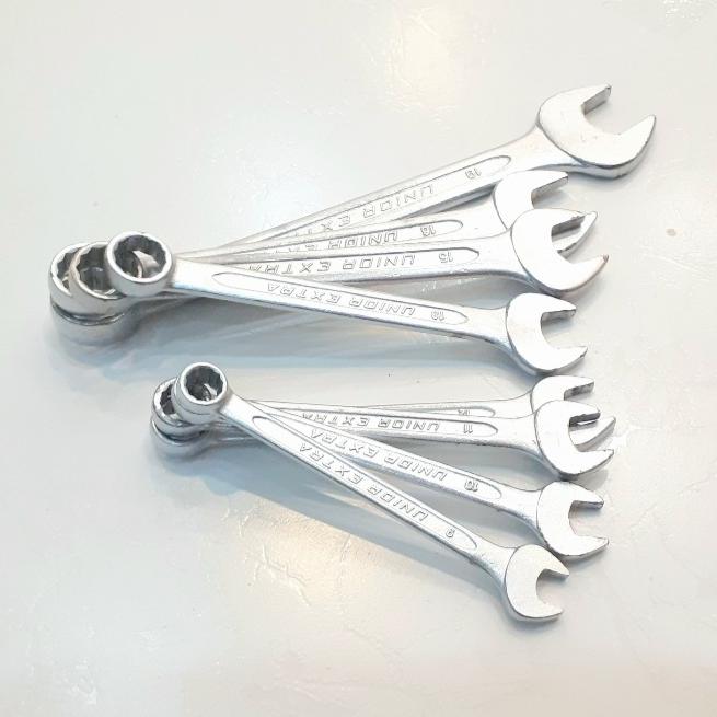 آچار یکسر رینگی یونیور UNIOR EXTRA مجموعه 8 عددی