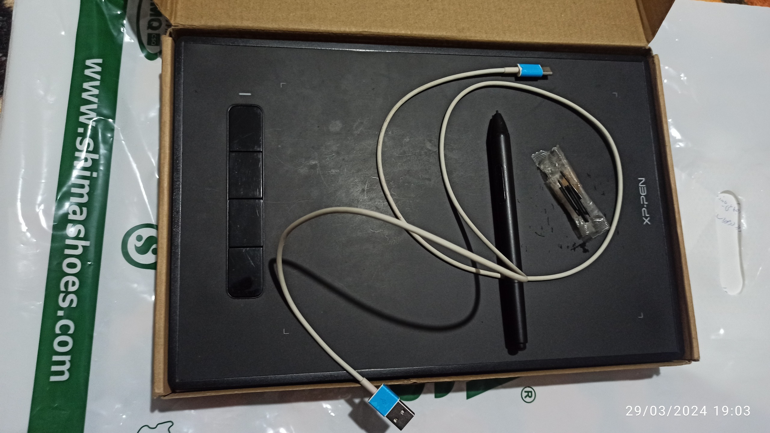 قلم دیجیتال قلم نوری xp pen g960s plus