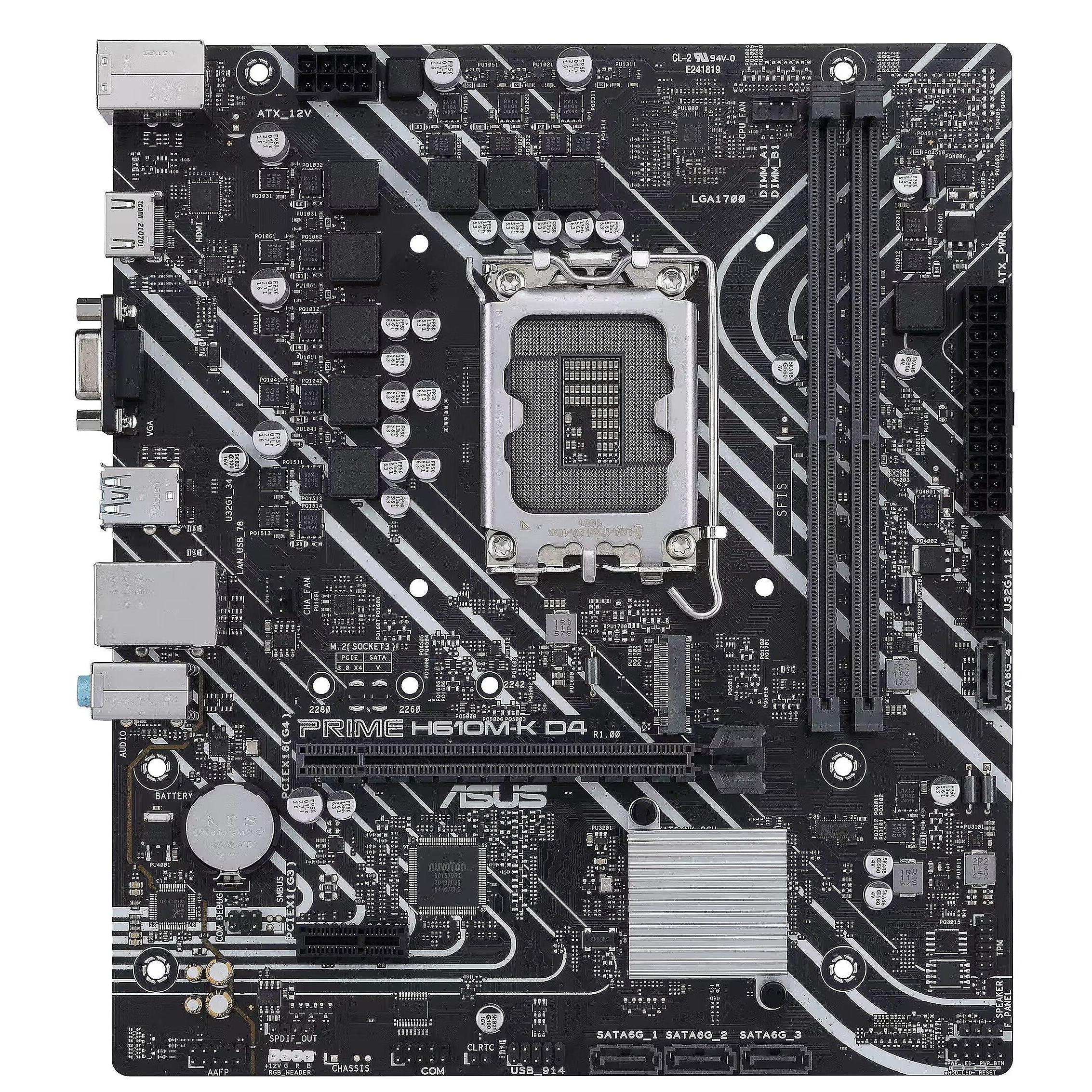 مادربرد ایسوس مدل ASUS PRIME H610M-K DDR4