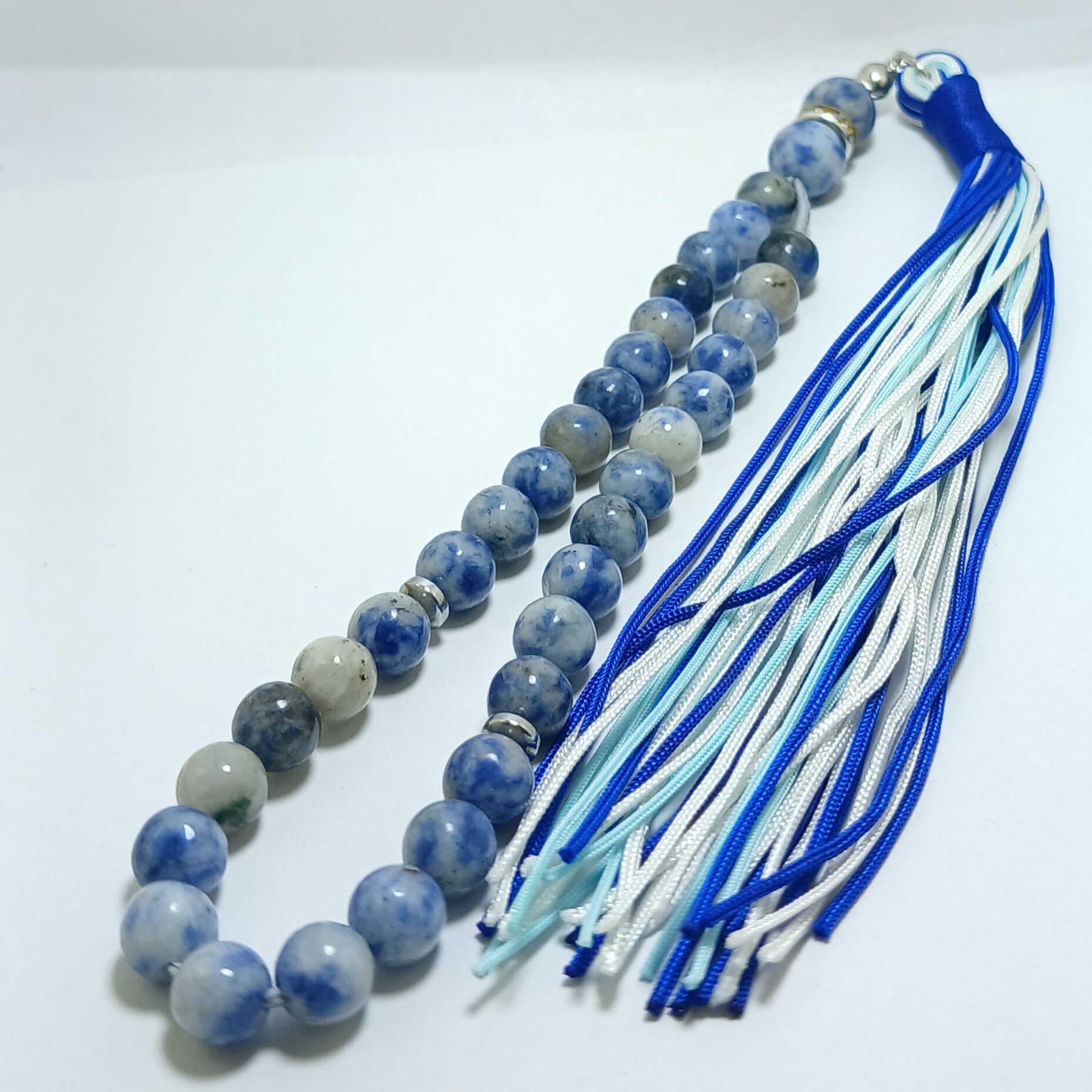 تسبیح سودالیت مینیمال با مهره 6 میل