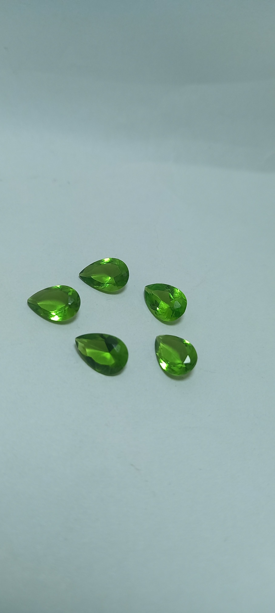 پک پنج عددی زبرجد تراش جواهری اشکی 6×9