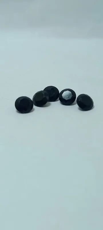 پک پنج عددی الماس سیاه تراش جواهر 5×5