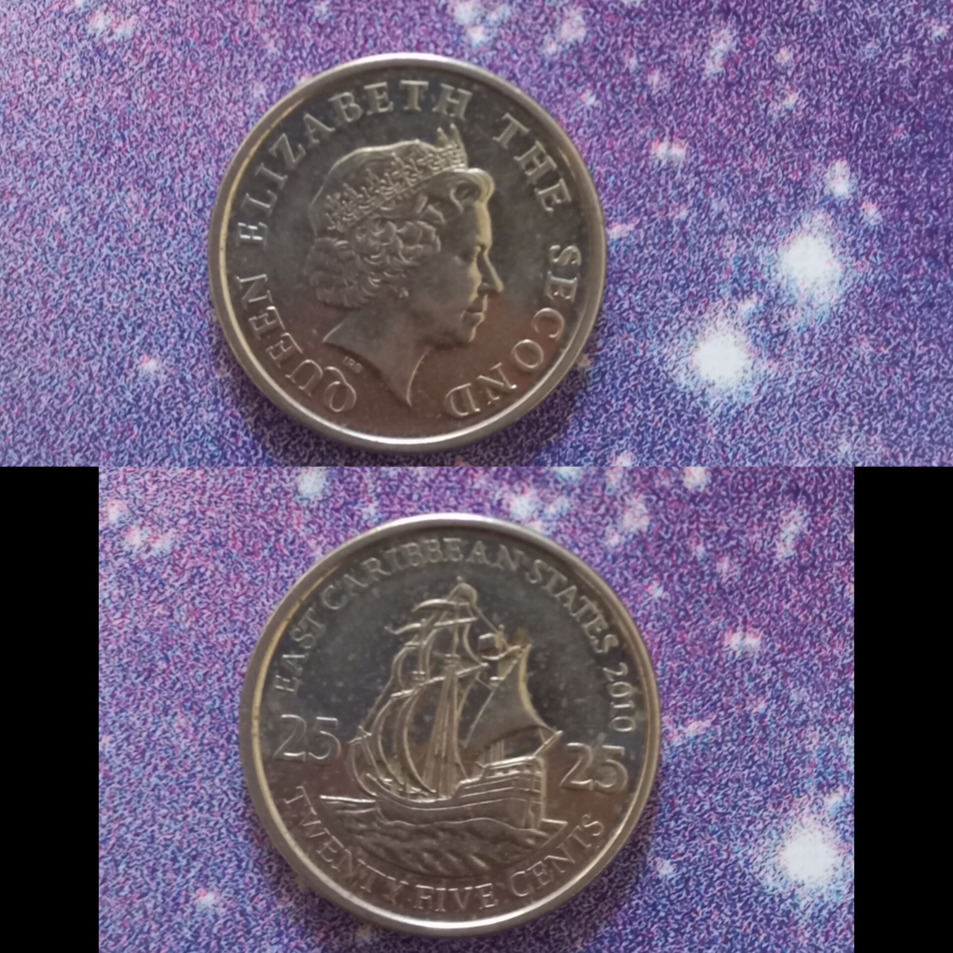 سکه 25 سنت کارائیب شرقی