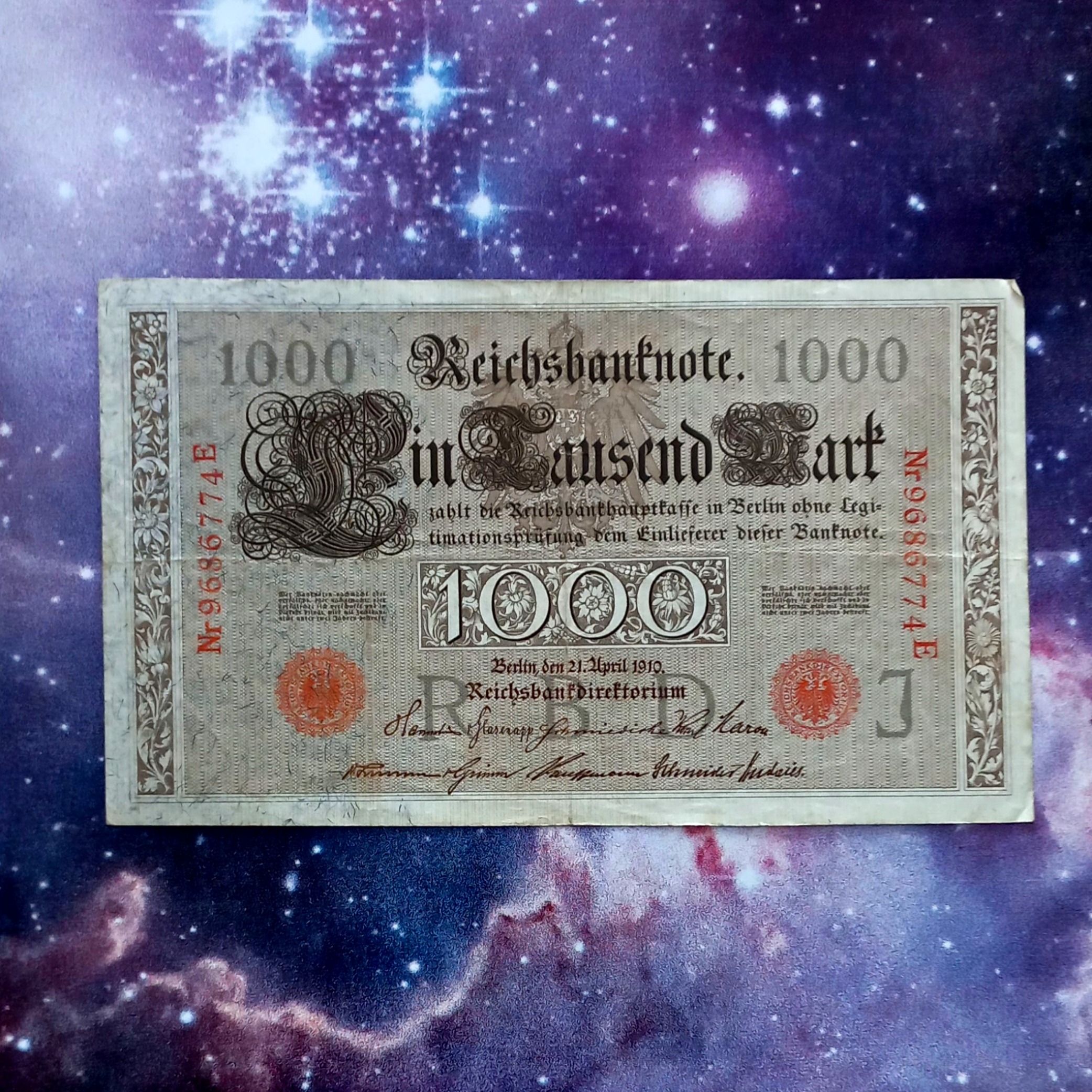 اسکناس 1000 مارک 1910 آلمان