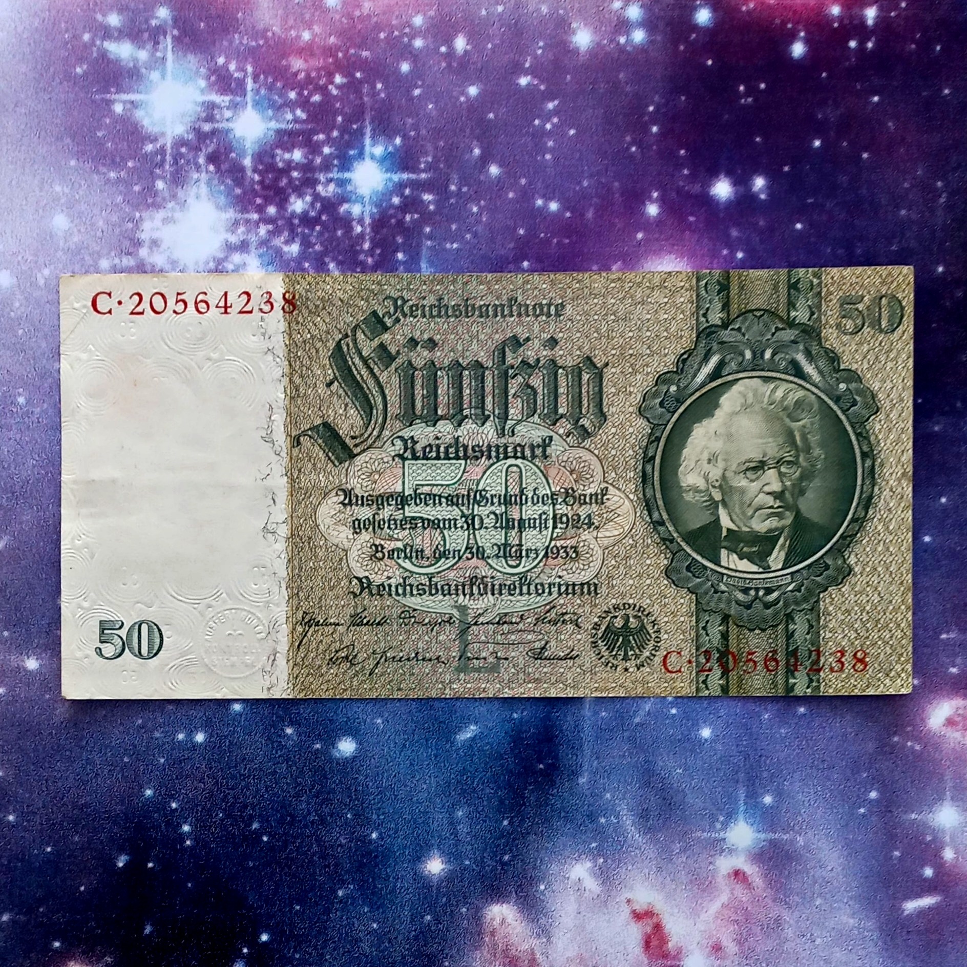 اسکناس 50 مارک 1924 آلمان