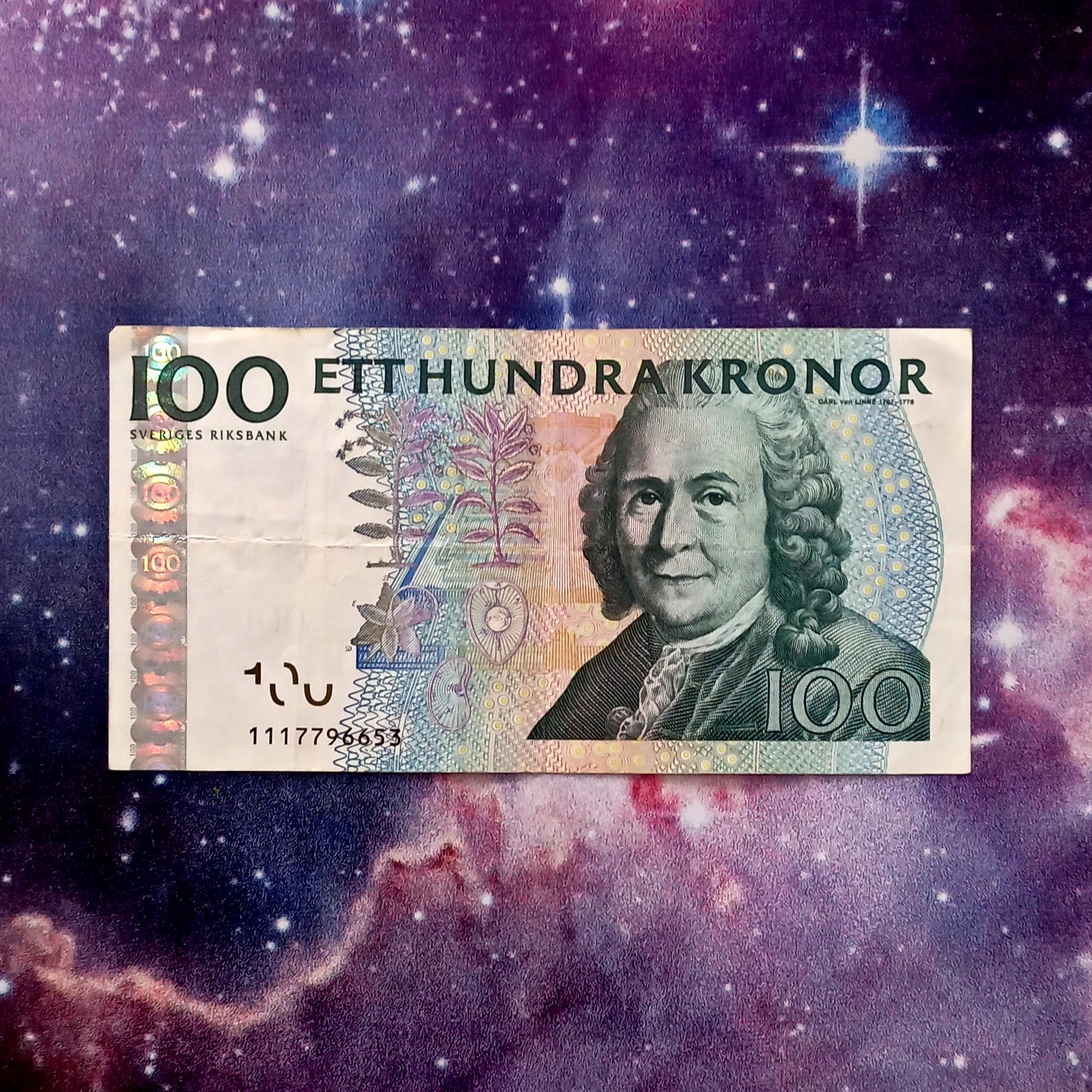 اسکناس 100 کرون سوئد