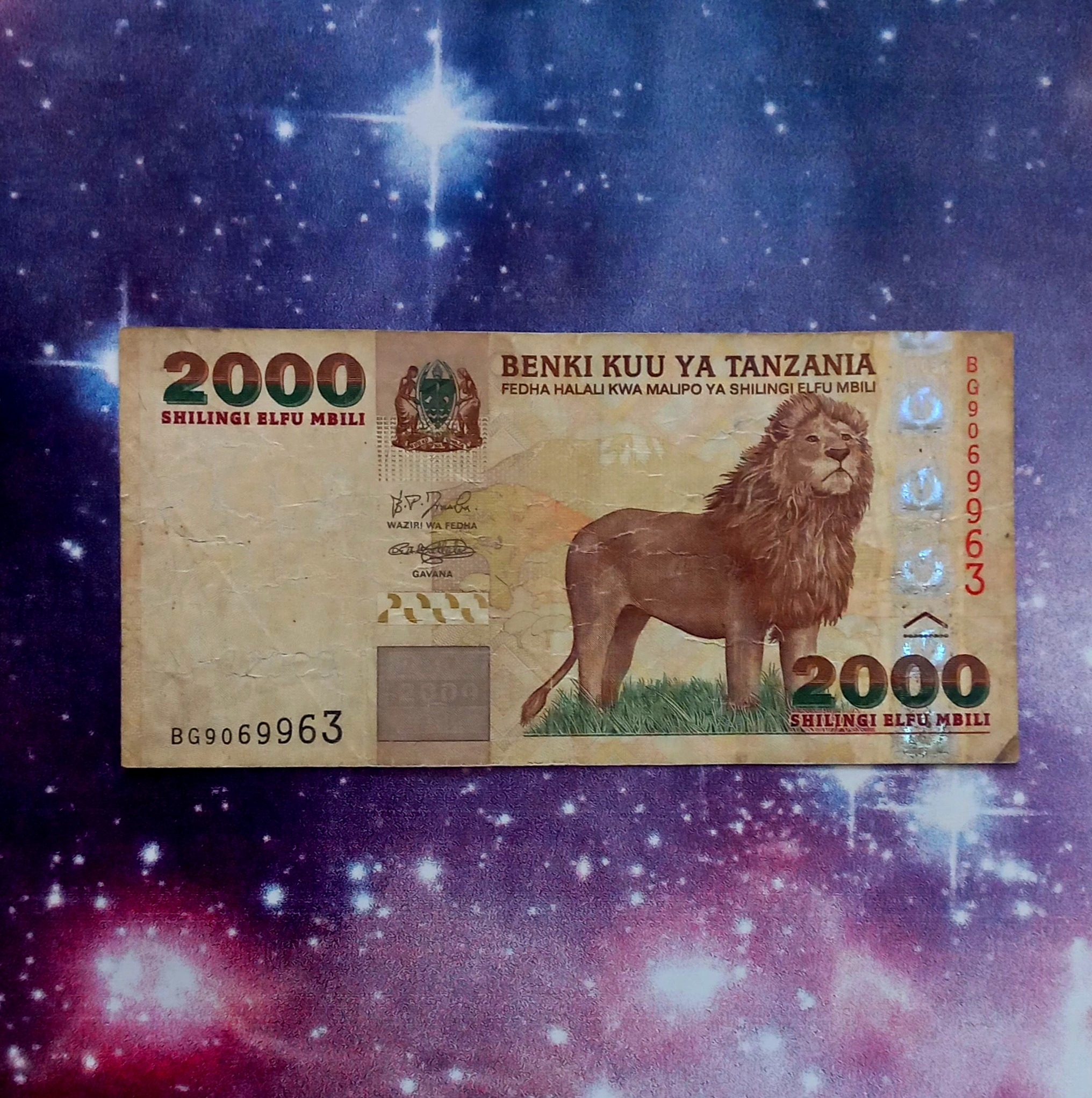 اسکناس 2000 شیلینگ تانزانیا