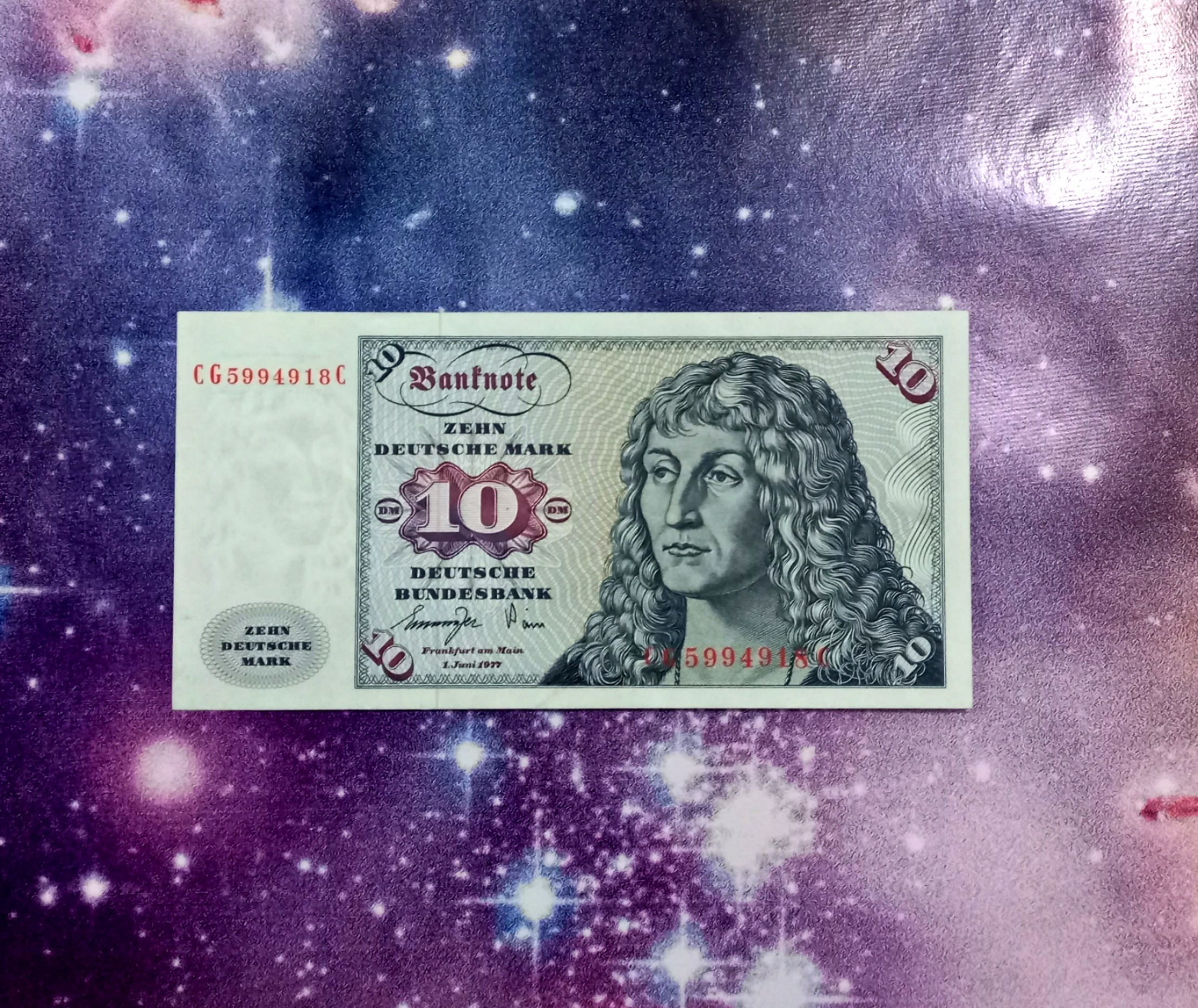 اسکناس 10 مارک آلمان 1977