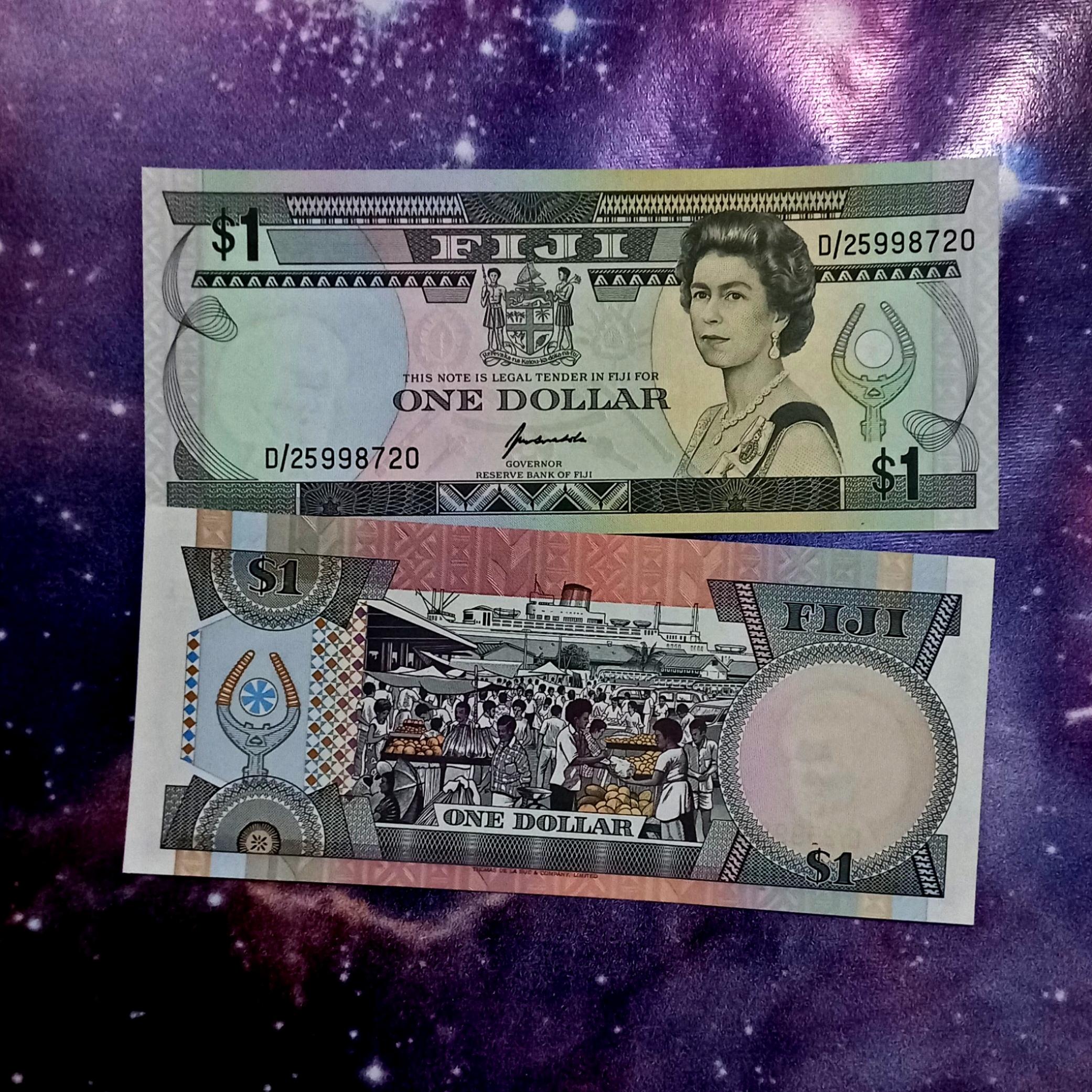 اسکناس 1 دلار قدیم فیجی