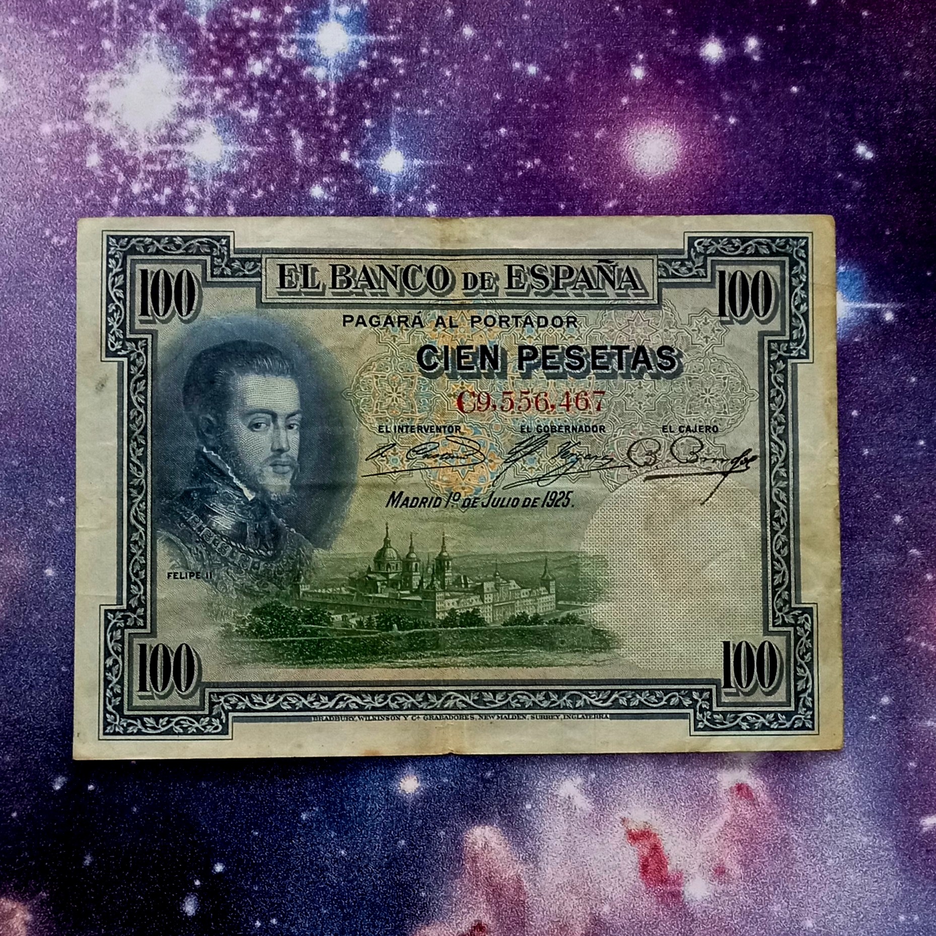 اسکناس 100 پزو اسپانیا