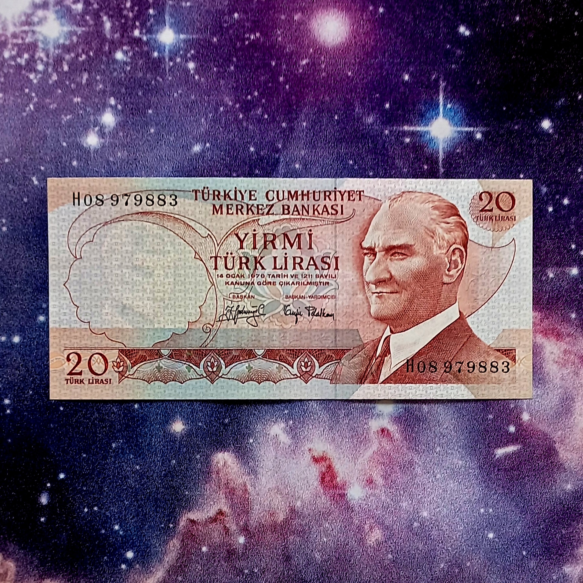اسکناس 20 لیر ترکیه