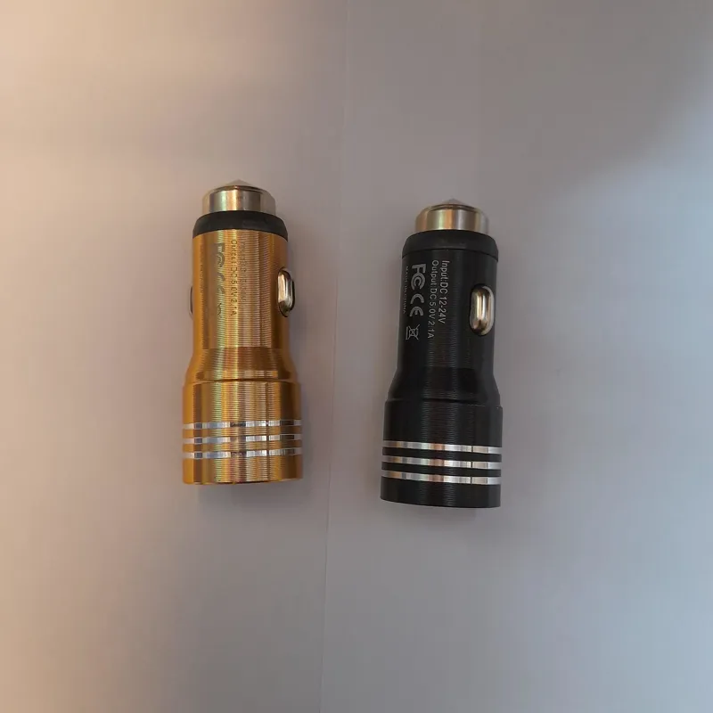 شارژر فندکی دو پورت ماشین فلزی