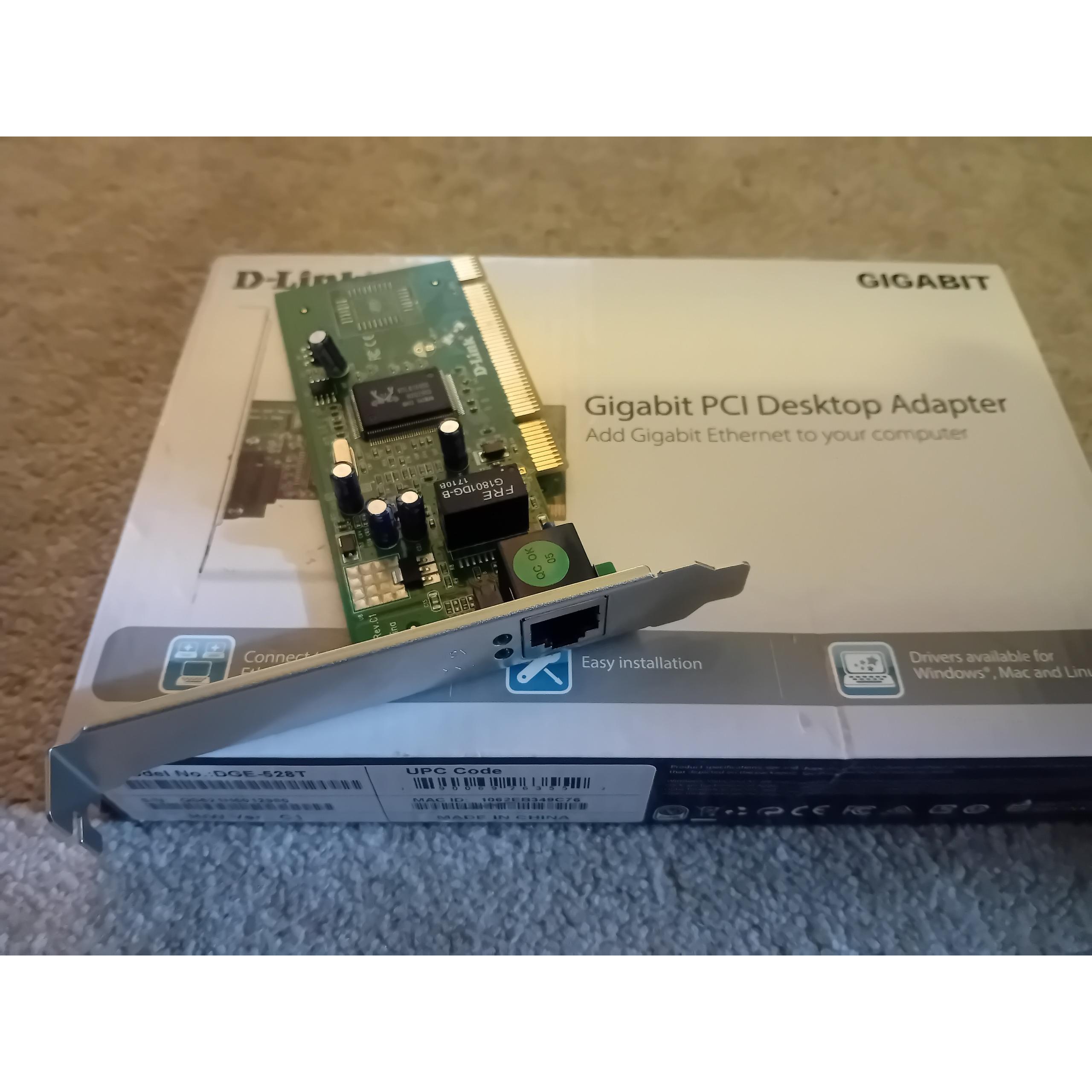 کارت شبکه کامپیوتر PCI گیگابایتی دی لینک