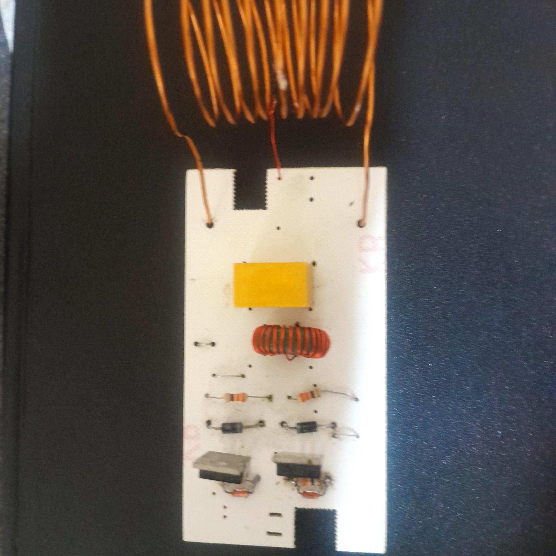 کوره القایی،سیم سرخ کن،بُردِکوره القایی