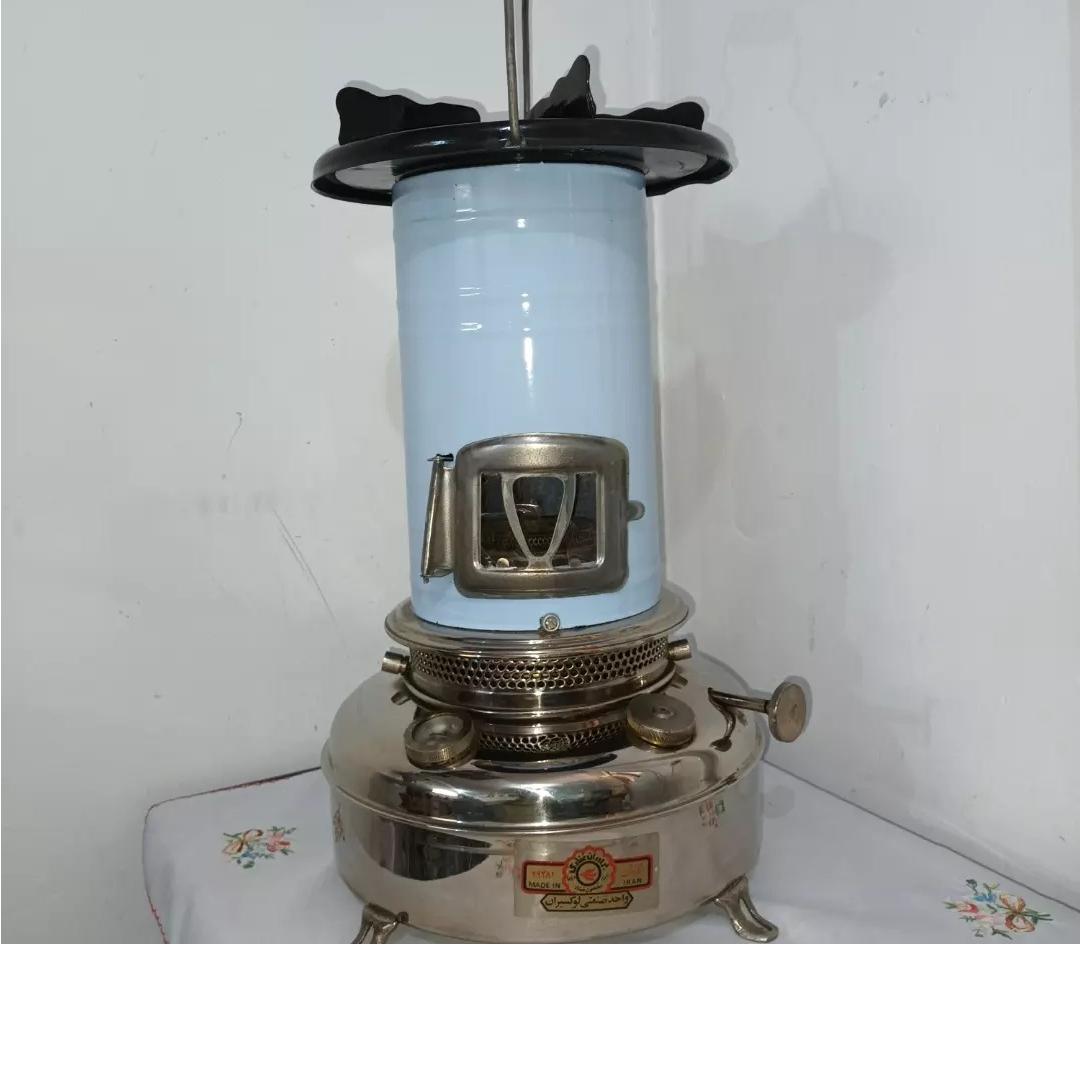 چراغ نفتی قدیمی خوراک پزی ( بسیار زیبا وکمیاب)