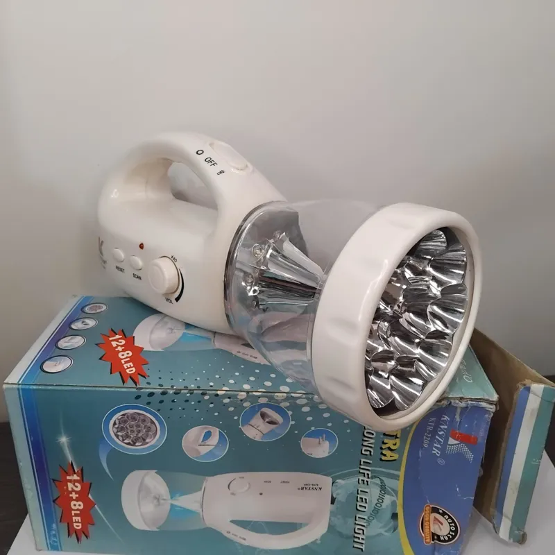 چراغ قوه دو حالته شارژی رادیو دار