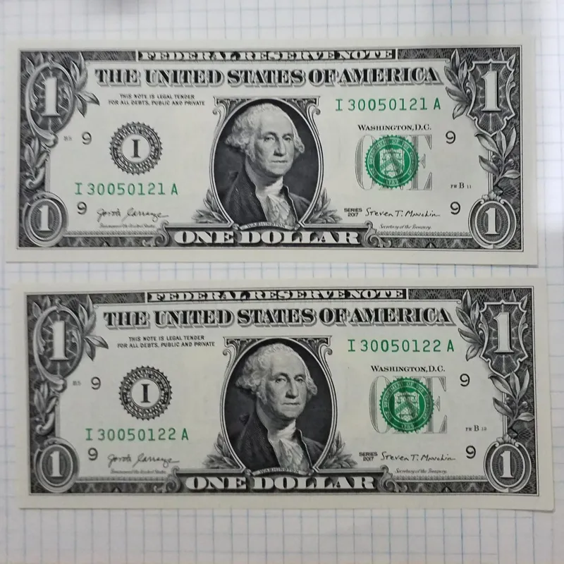 جفت اسکناس یک دلاری مینیاپولیس I کد 229