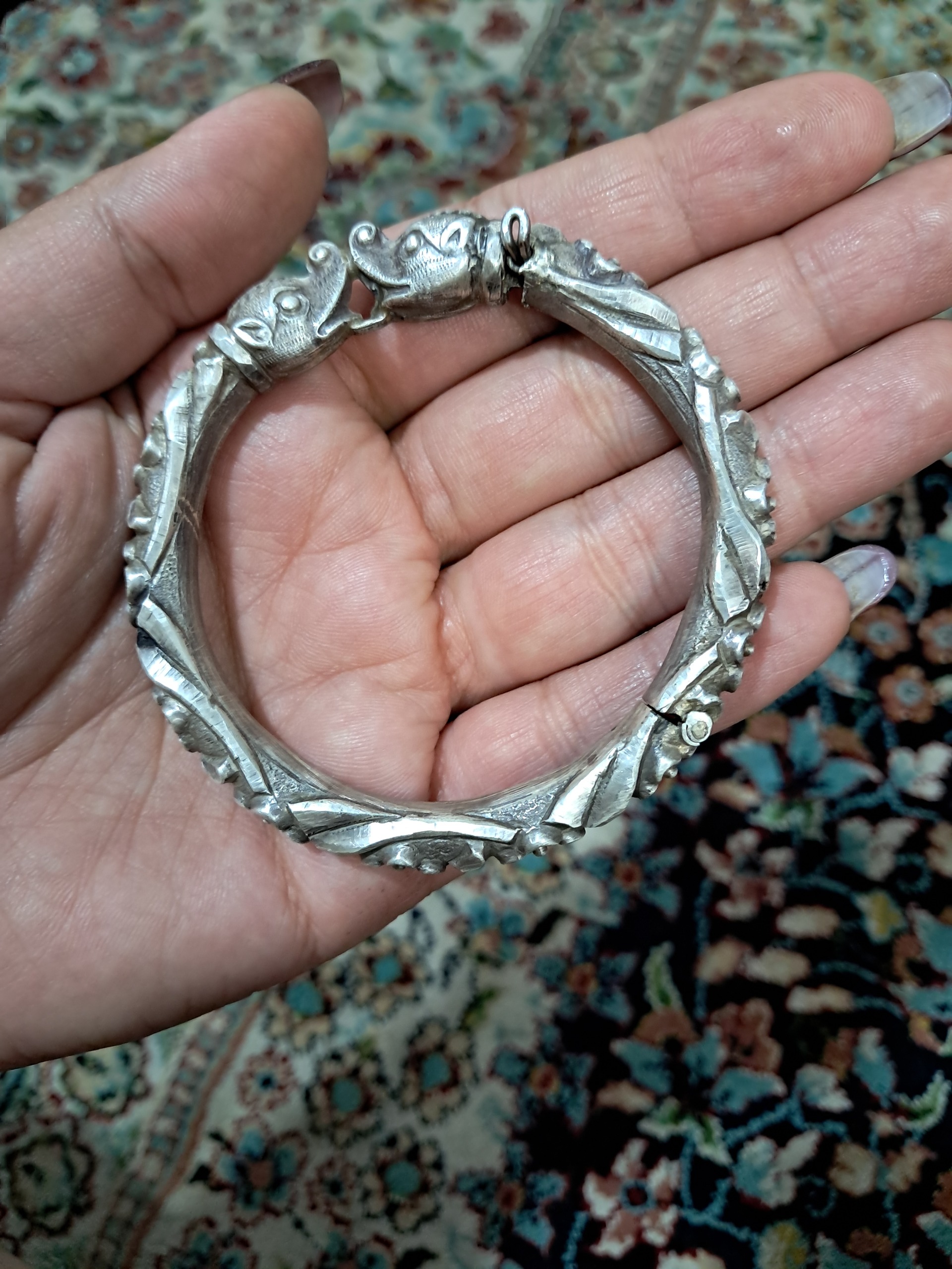 دستبند نقره قدیمی
