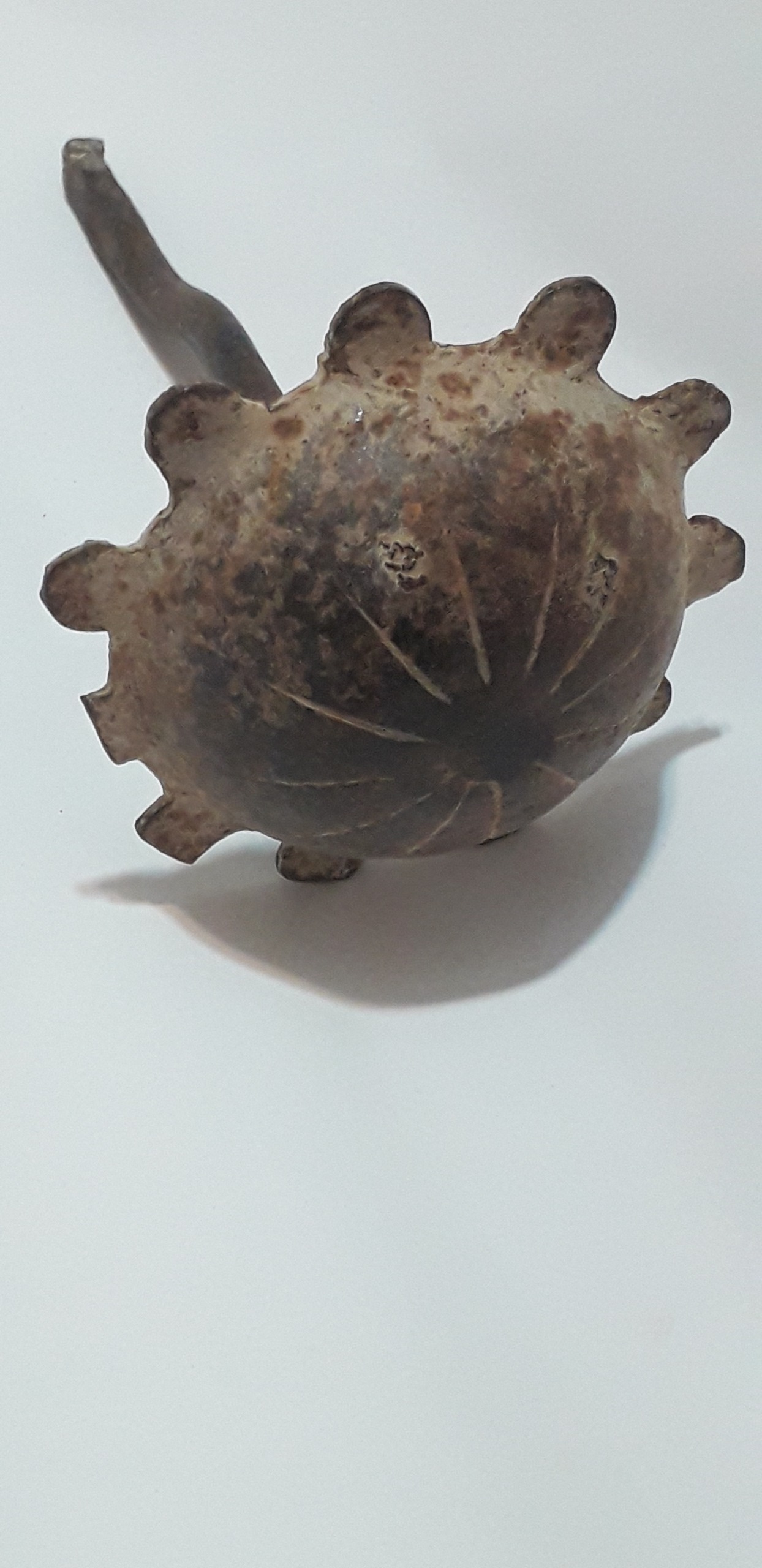 گل میخ غول پیکر فولادی قاجاری کلکسبونی