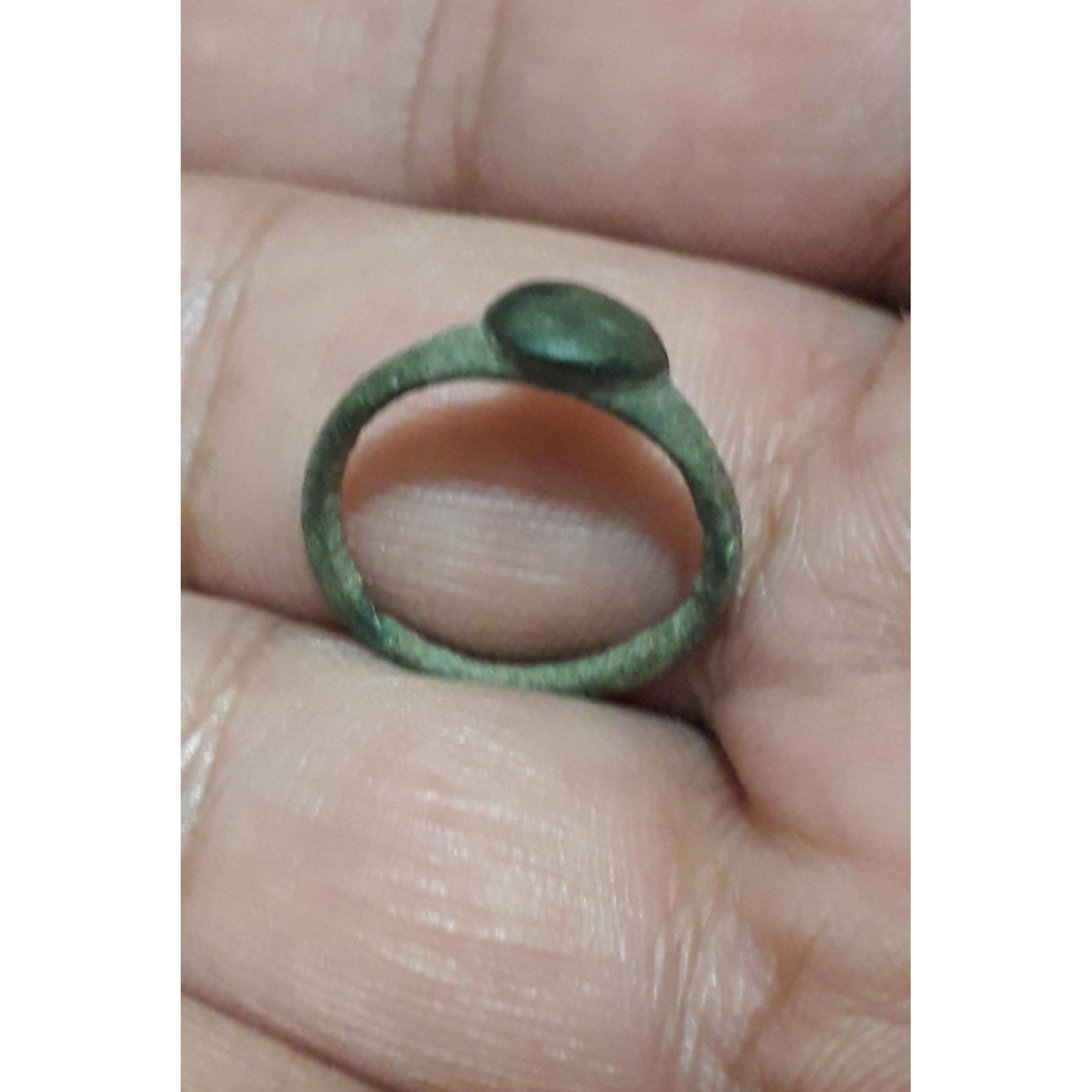 انگشتر قدیمی مفرق طرح سایز کوچک