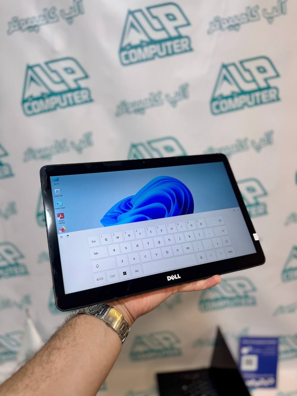 لپ تاپ تبلت شو لمسی  کیبورد Dell 7350