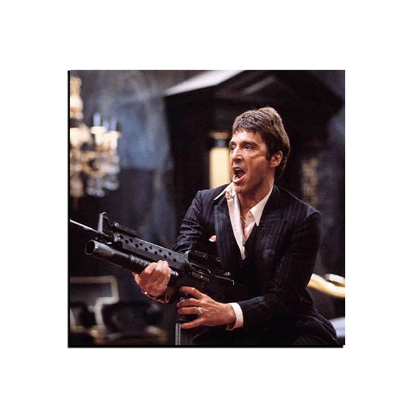 تابلو شاسی فیلم صورت زخمی