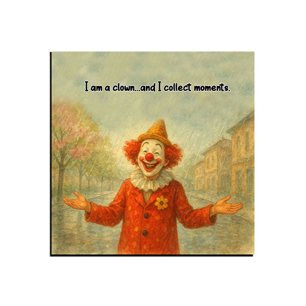 تابلو نوشته  کتاب عقاید یک دلقک