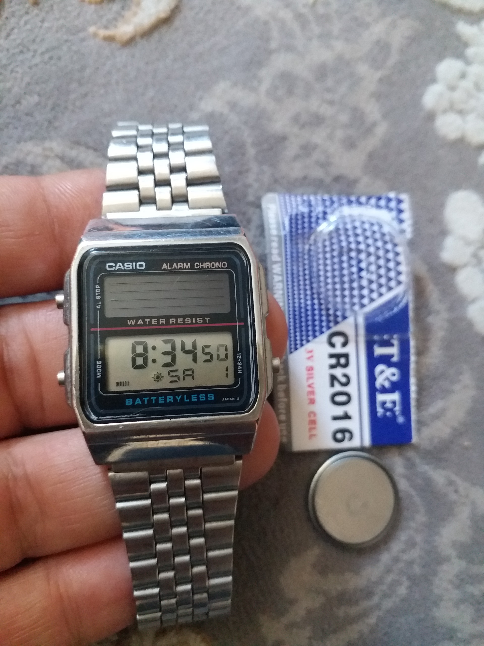 ساعت کاسیو نوری یا خورشیدی CASIO
