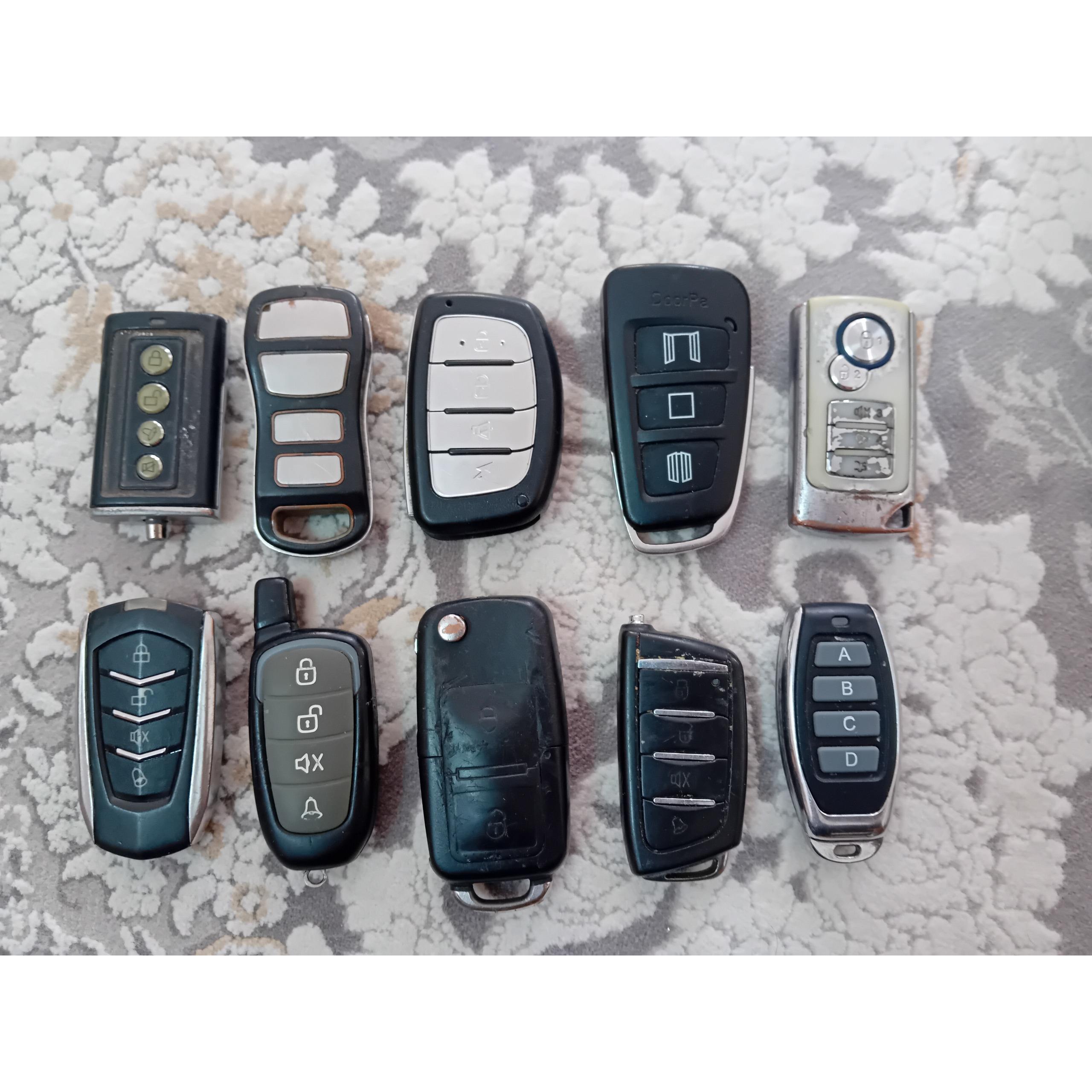 10 عدد ریموت دزدگیر خودرو