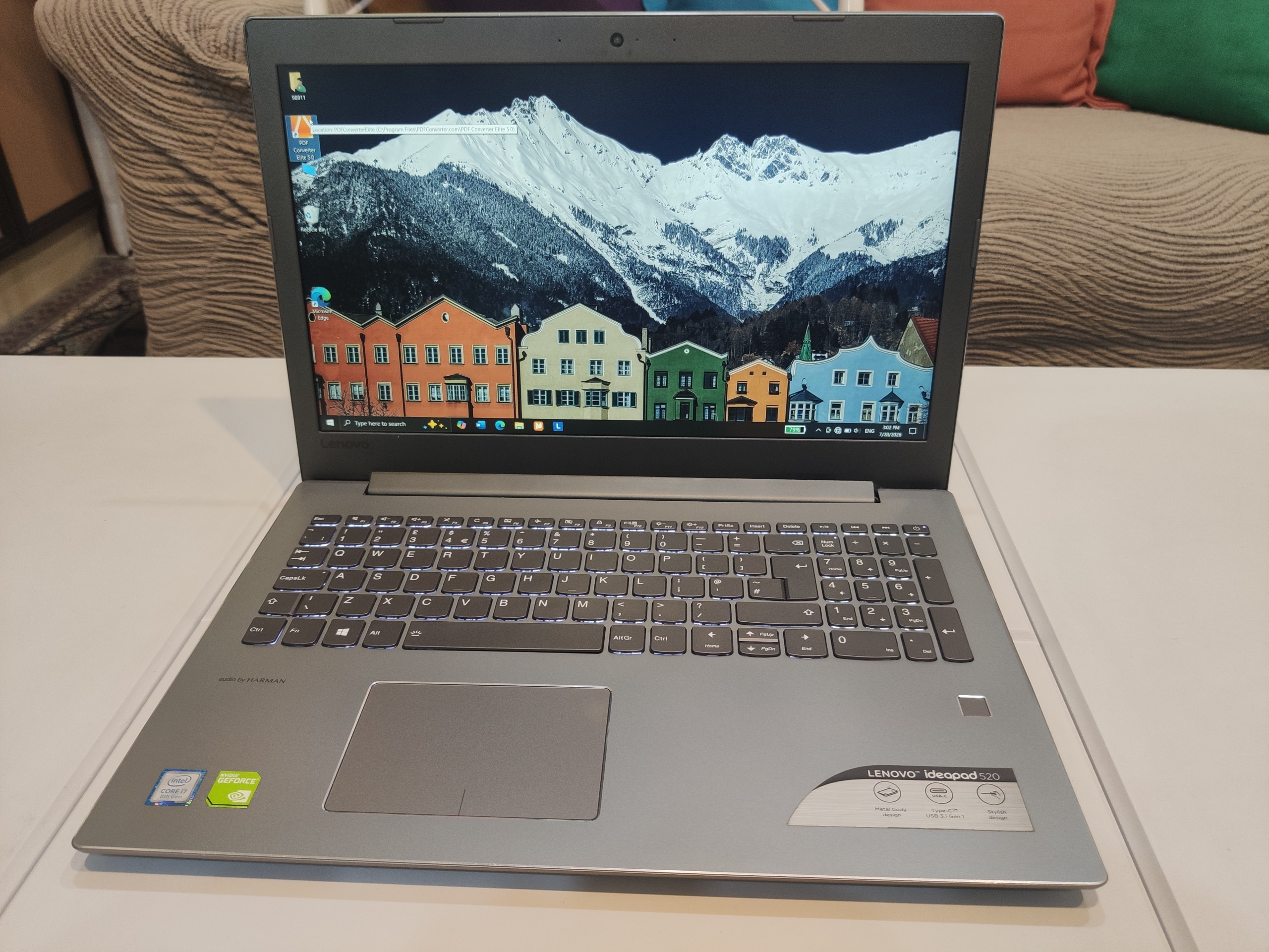 Lenovo IdeaPad 520 15ikb core i7 8850u