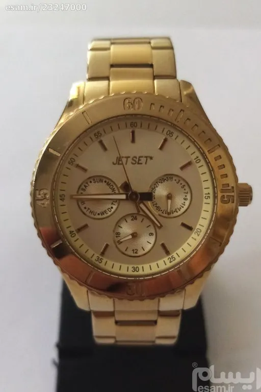 ساعت مچی JET SET تمام موتورها فعال مشابه نو/ 084