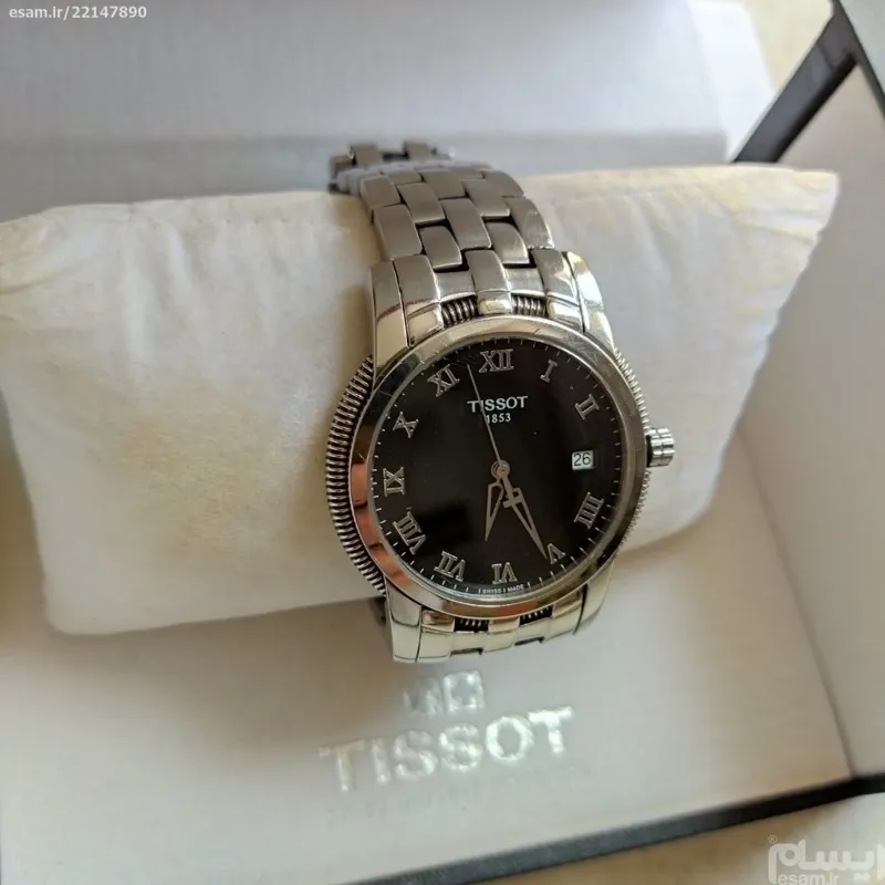 ساعت تیسوت تاریخ دار اورجینال اصل سوئیس با جعبه