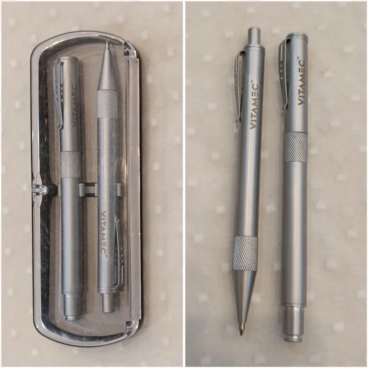 2 عدد خودکار فلزی  المانی جوهر خشک شده توضیحات