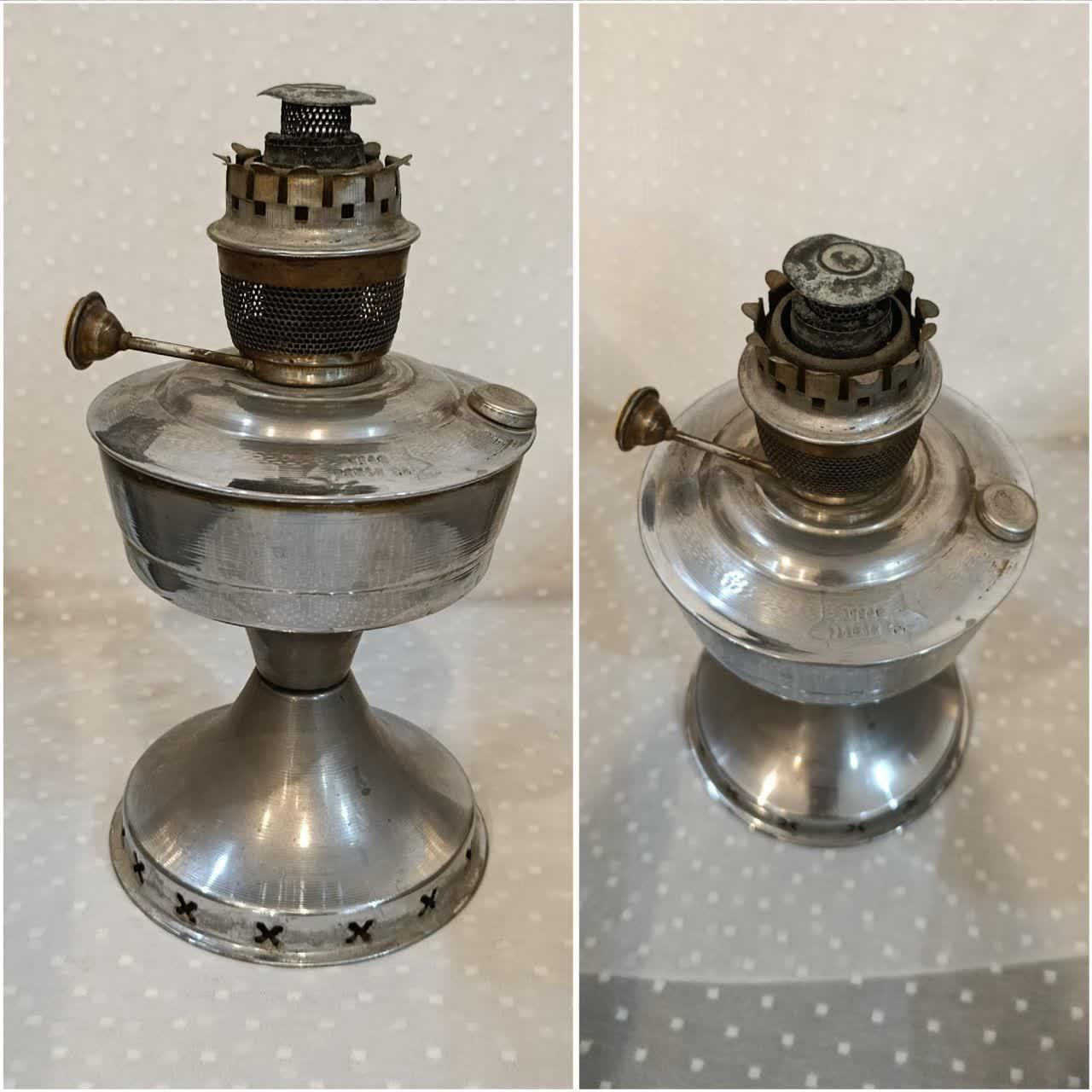 چراغ گردسوز قدیمی بدون شیشه