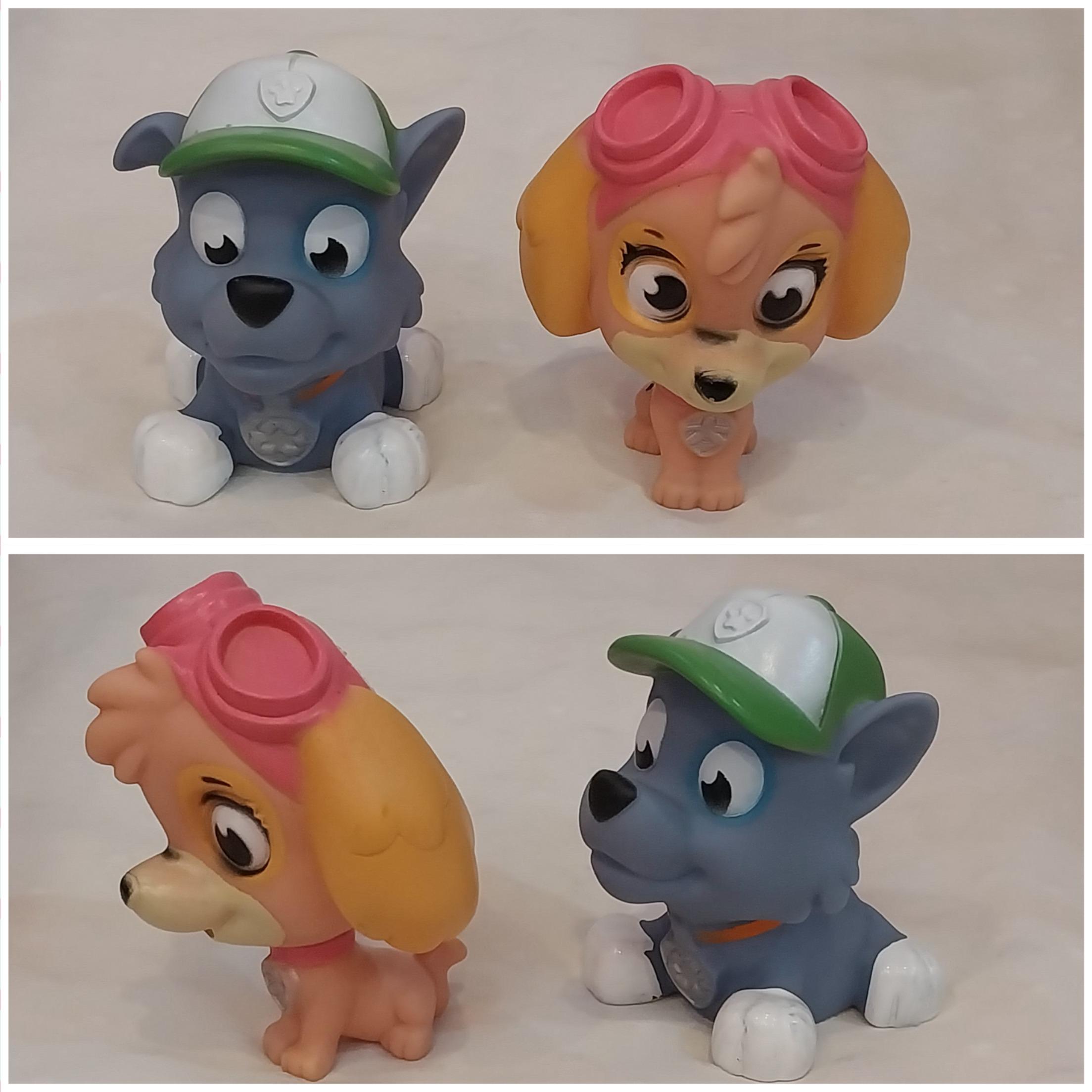 2 عدد عروسک کوچک جغجغه سگهای نگهبان