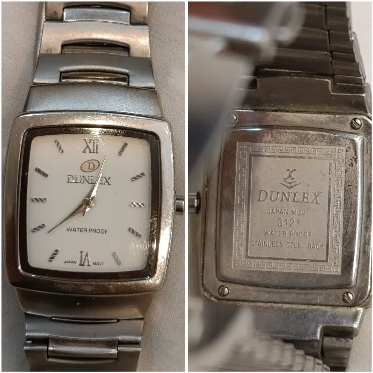 ساعت دانکلس ژاپنی تمیز باتری ندارد توضیحات