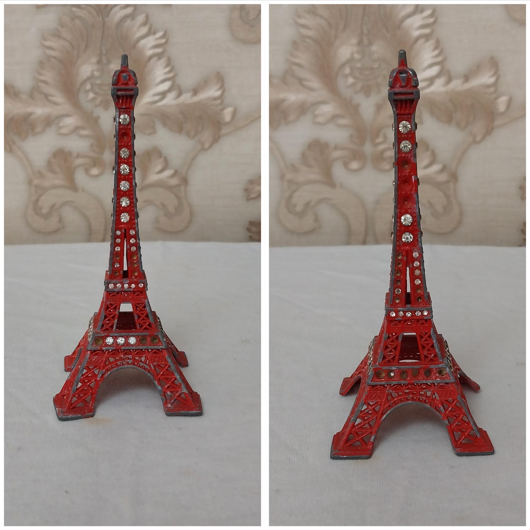 برج ایفل زیبا 13 سانت چندتا نگینهاش ریخته