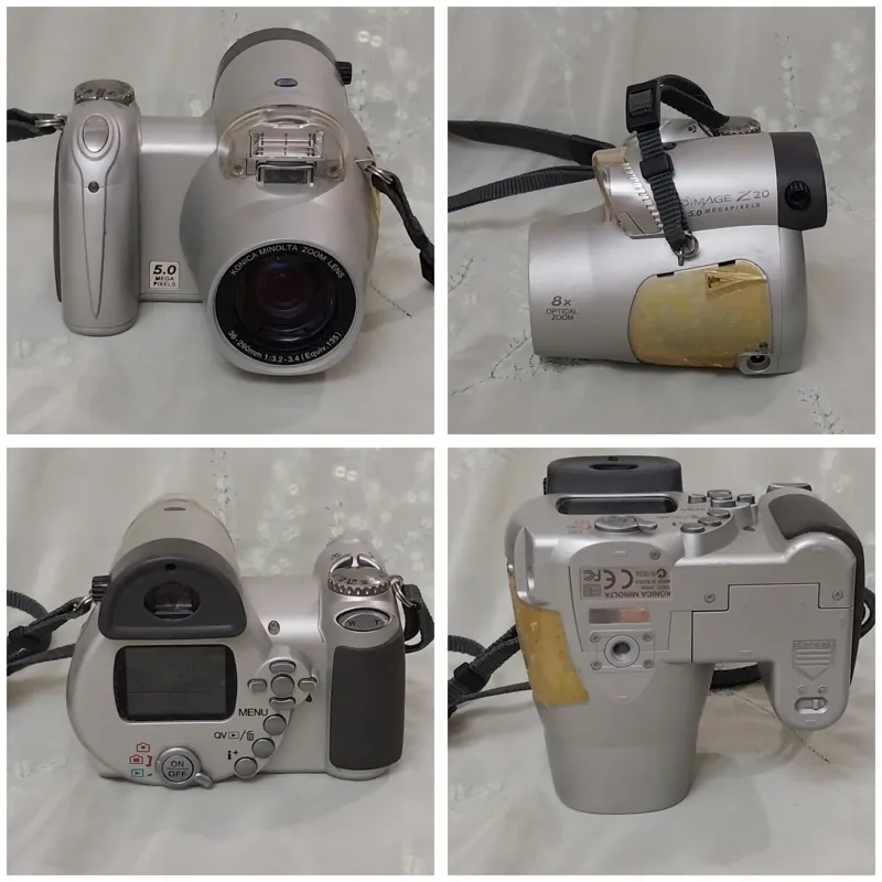 دوربین زیبای کونیکا مارک بغلش نیست طبق عکس سالم