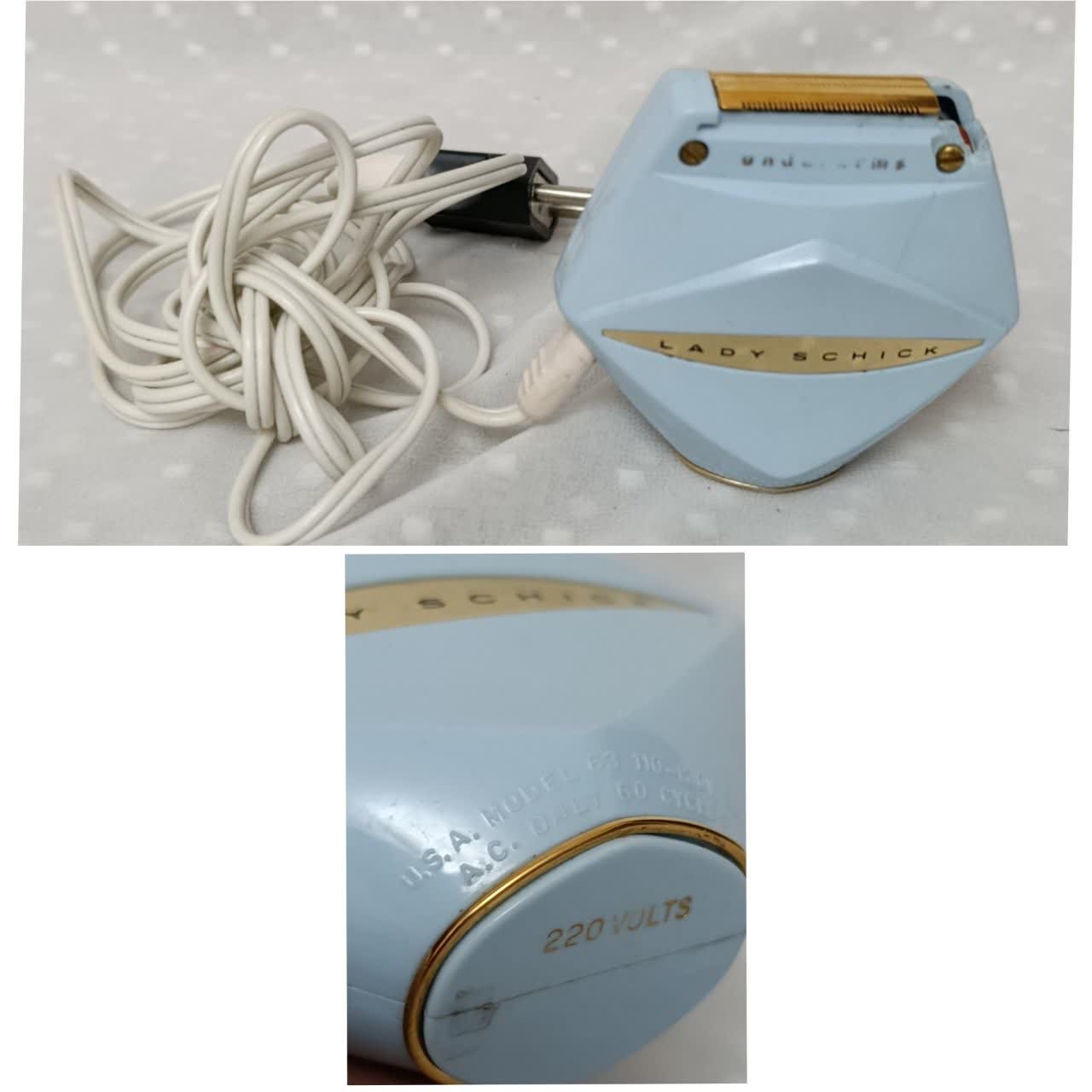 دستگاه اصلاح زنانه قدیمی امریکایی توضیحات