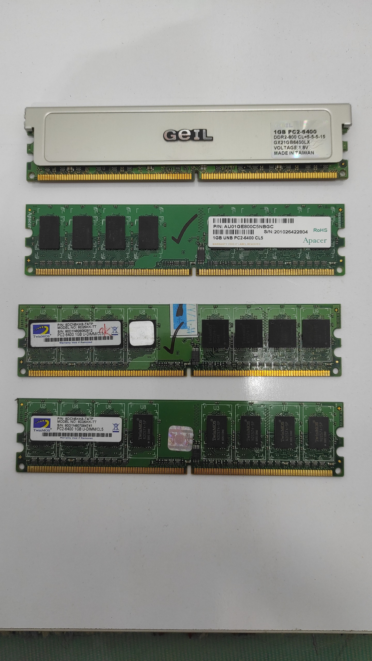 رم RAM 1GB 800 D2