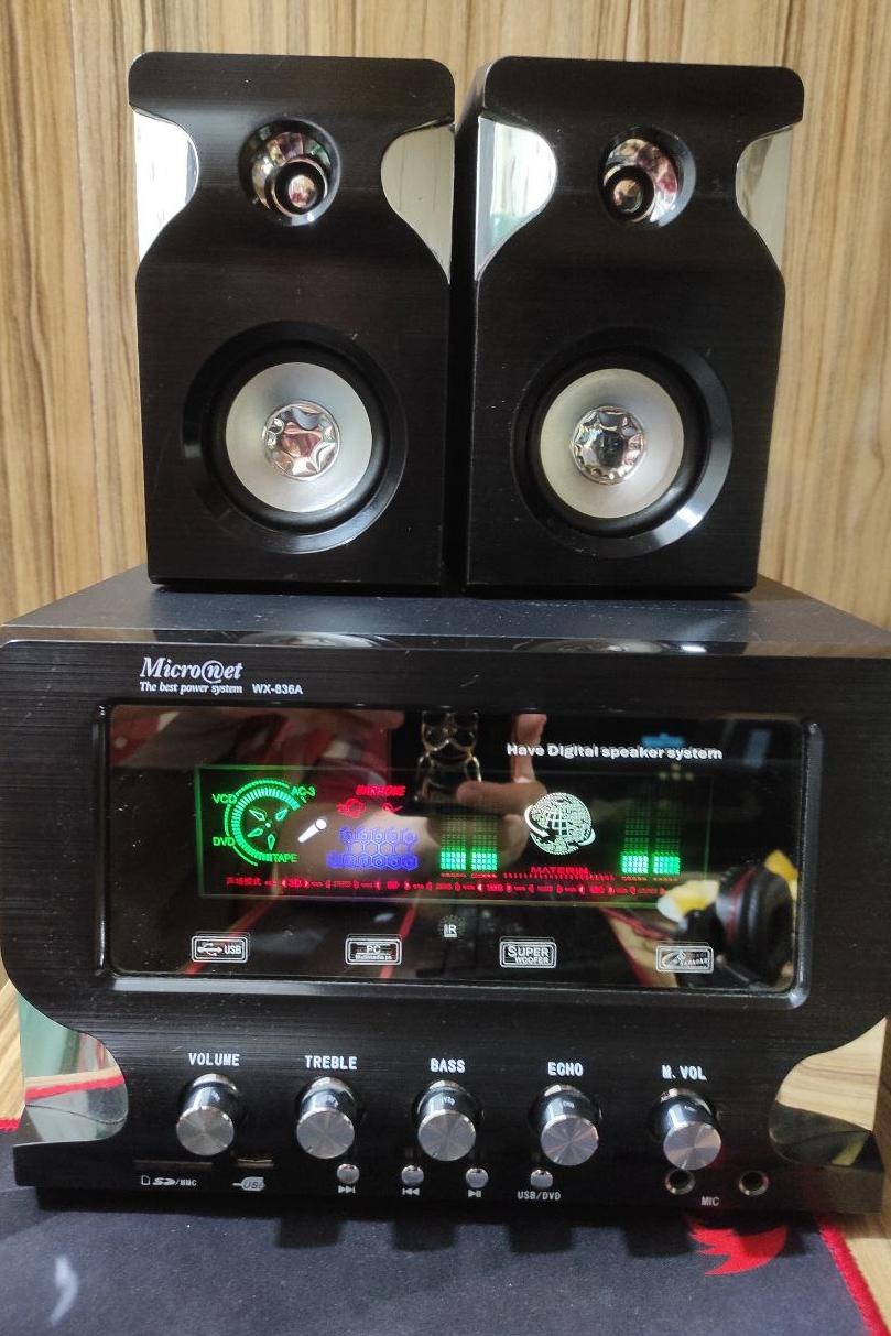 اسپیکر فلش خور سه تکه میکرونت