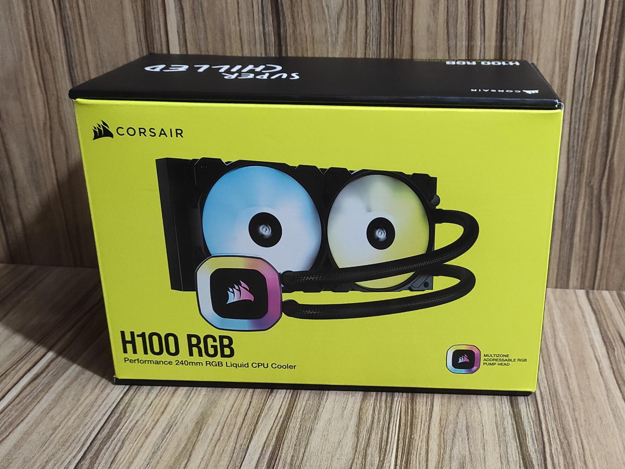 خنک کننده پردازنده کورسیر CORSAIR H100 RGB