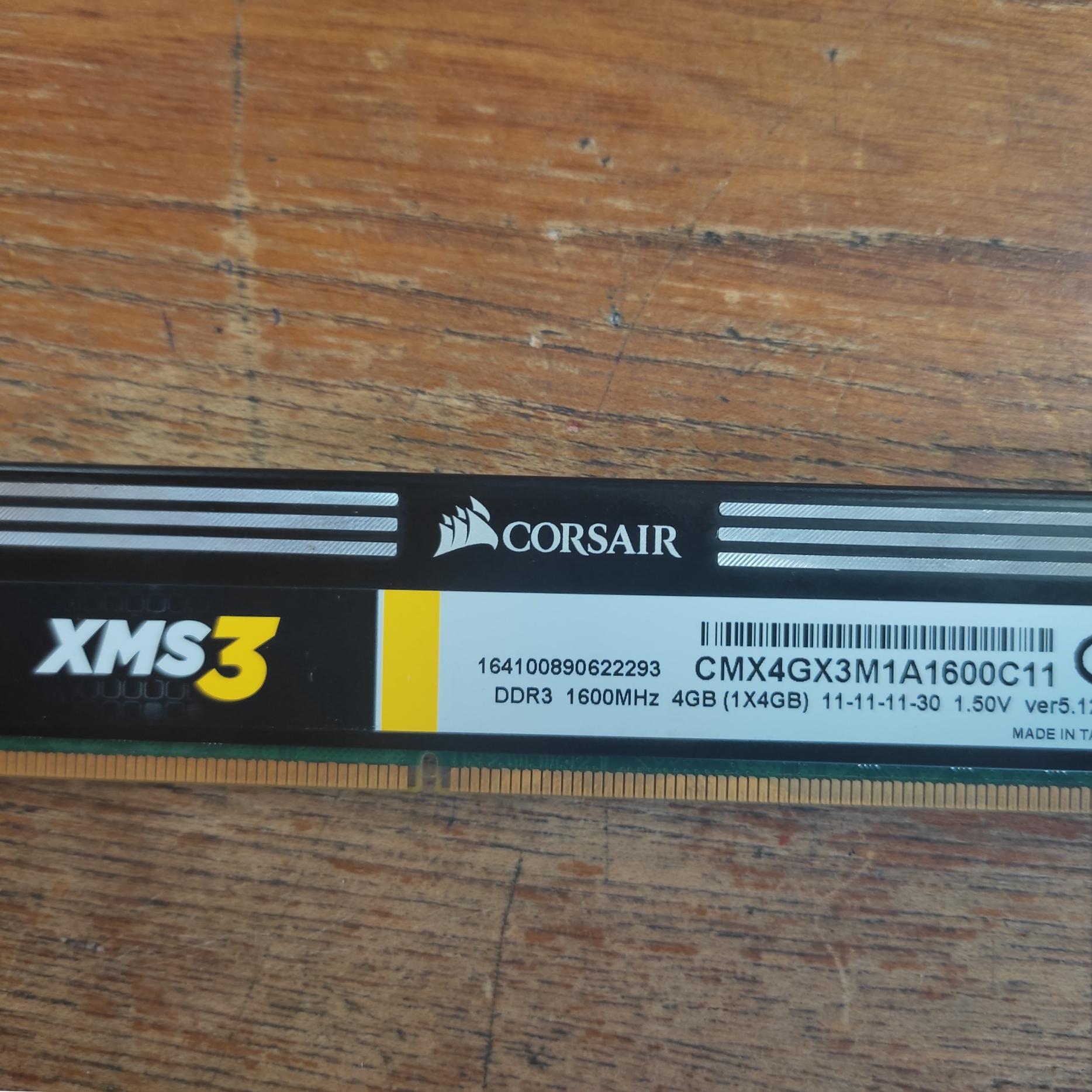 رم Corsair ddr3 4GB 1600