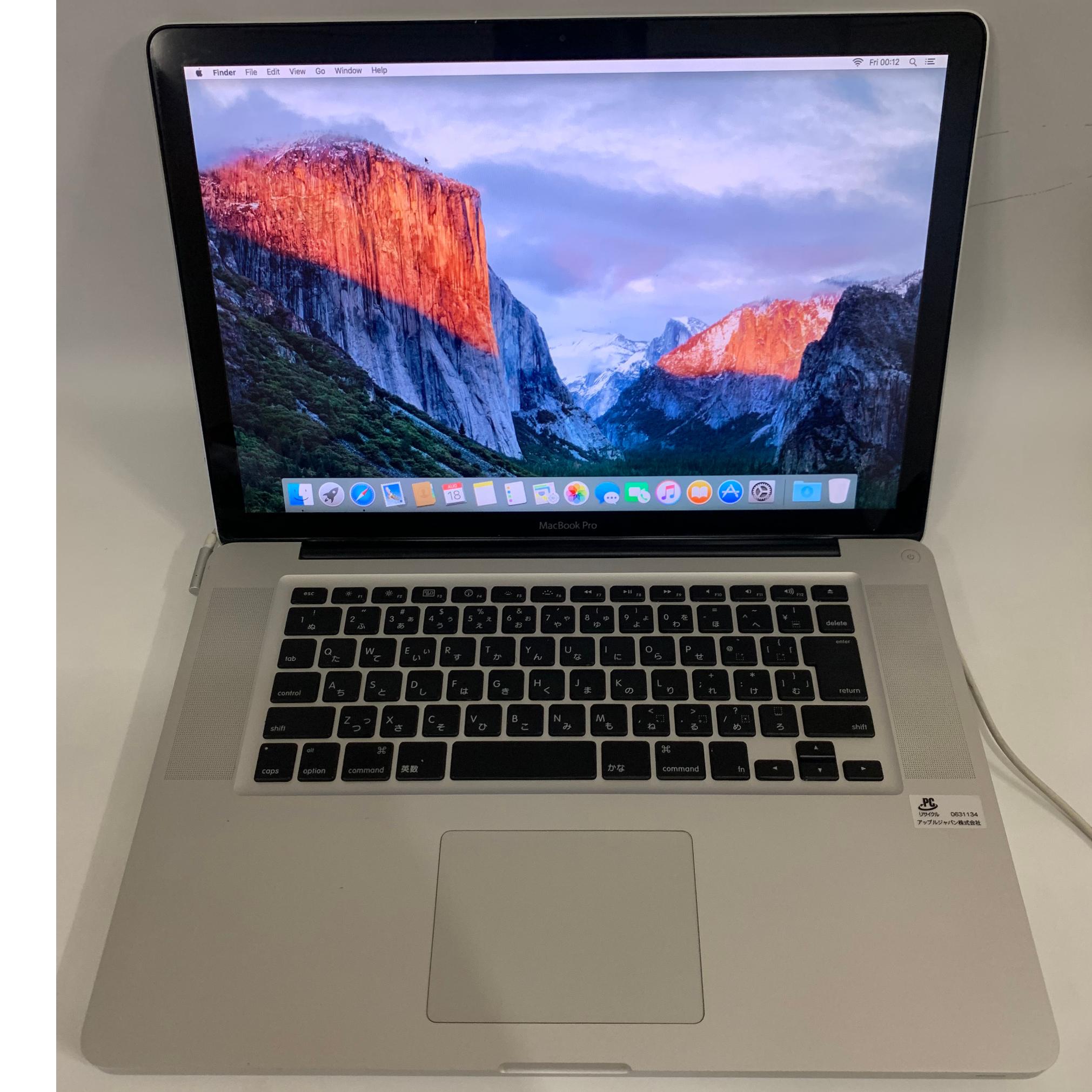 Macbook Pro1286 2009 15inch Ram8 250G