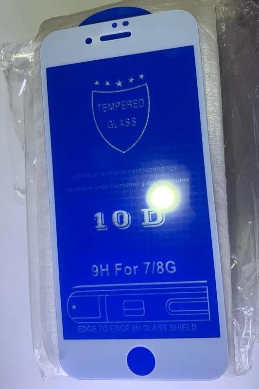 گلس گوشی موبایل iphone 7/8 جنس عالی سفید
